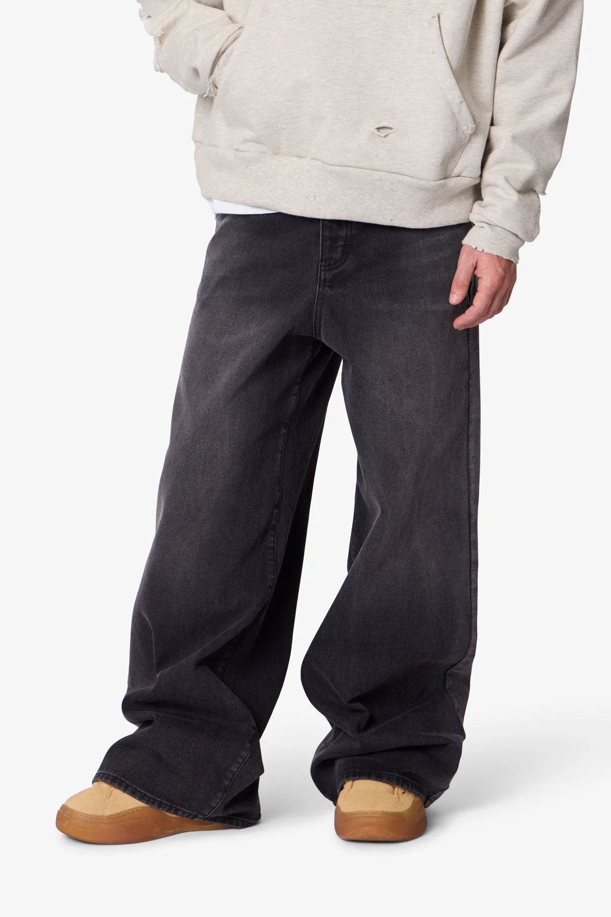 Baggy Washed Rave Denim - Vintage Black - Image 6