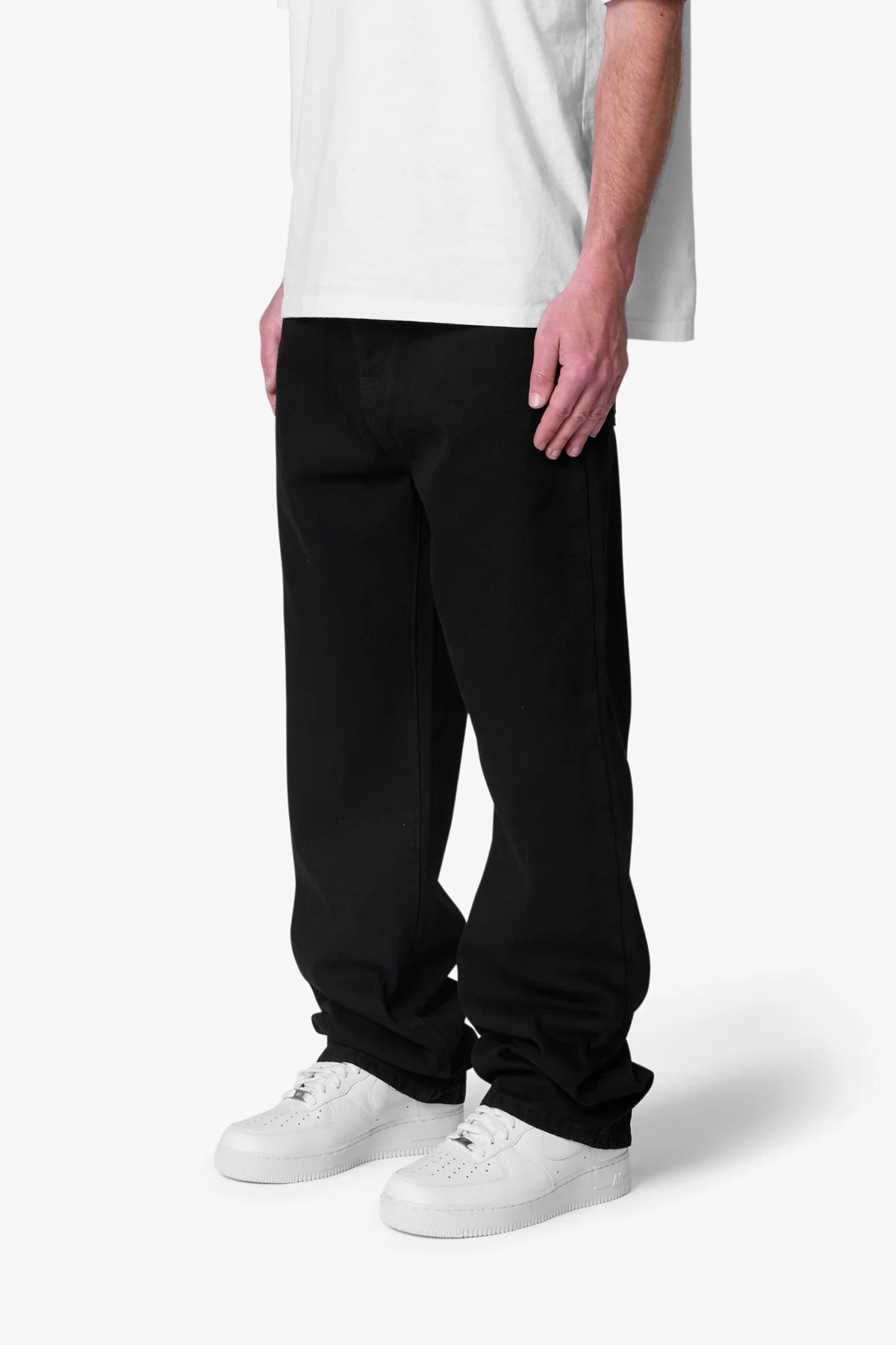 Raw Baggy Denim - Rinsed Black - Image 3