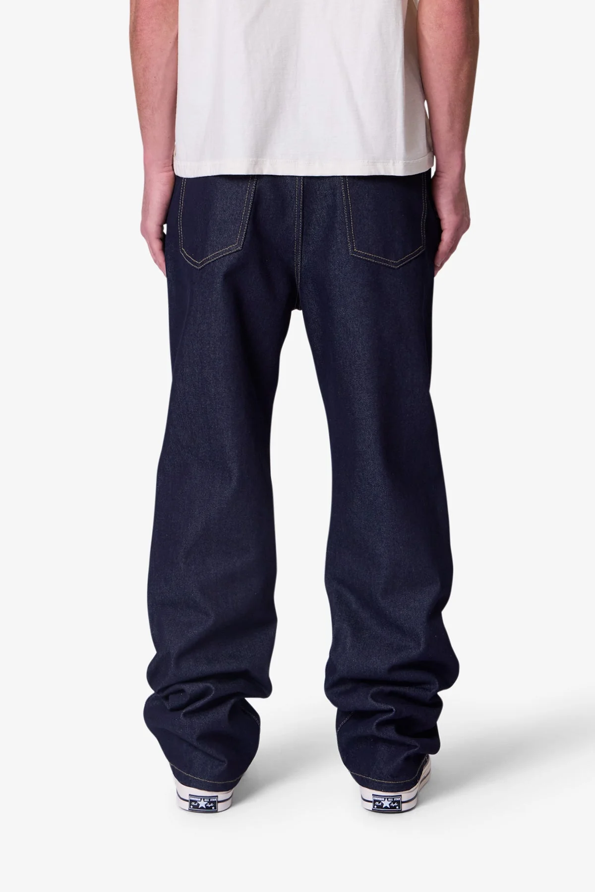 Raw Baggy Denim - Rinsed Indigo - Image 5