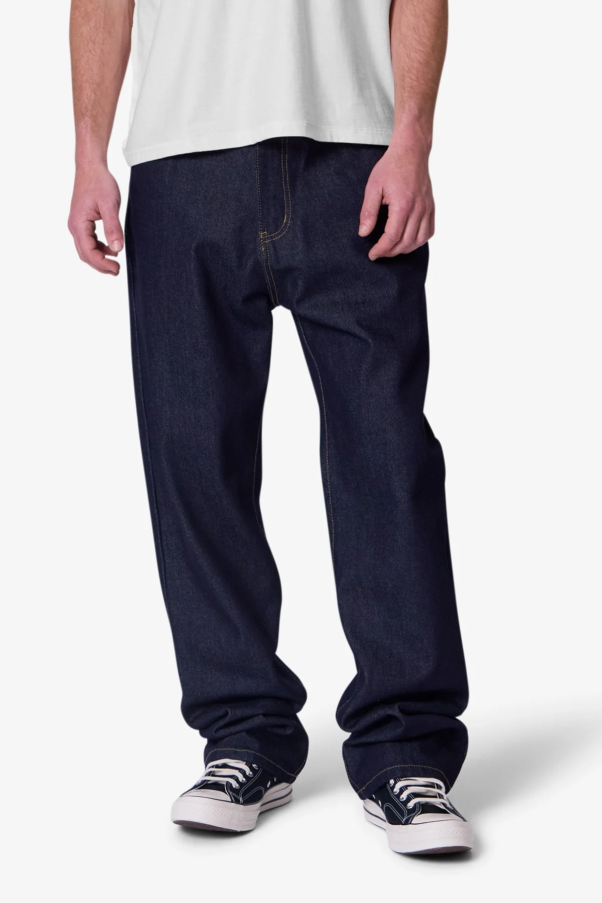Raw Baggy Denim - Rinsed Indigo - Image 6