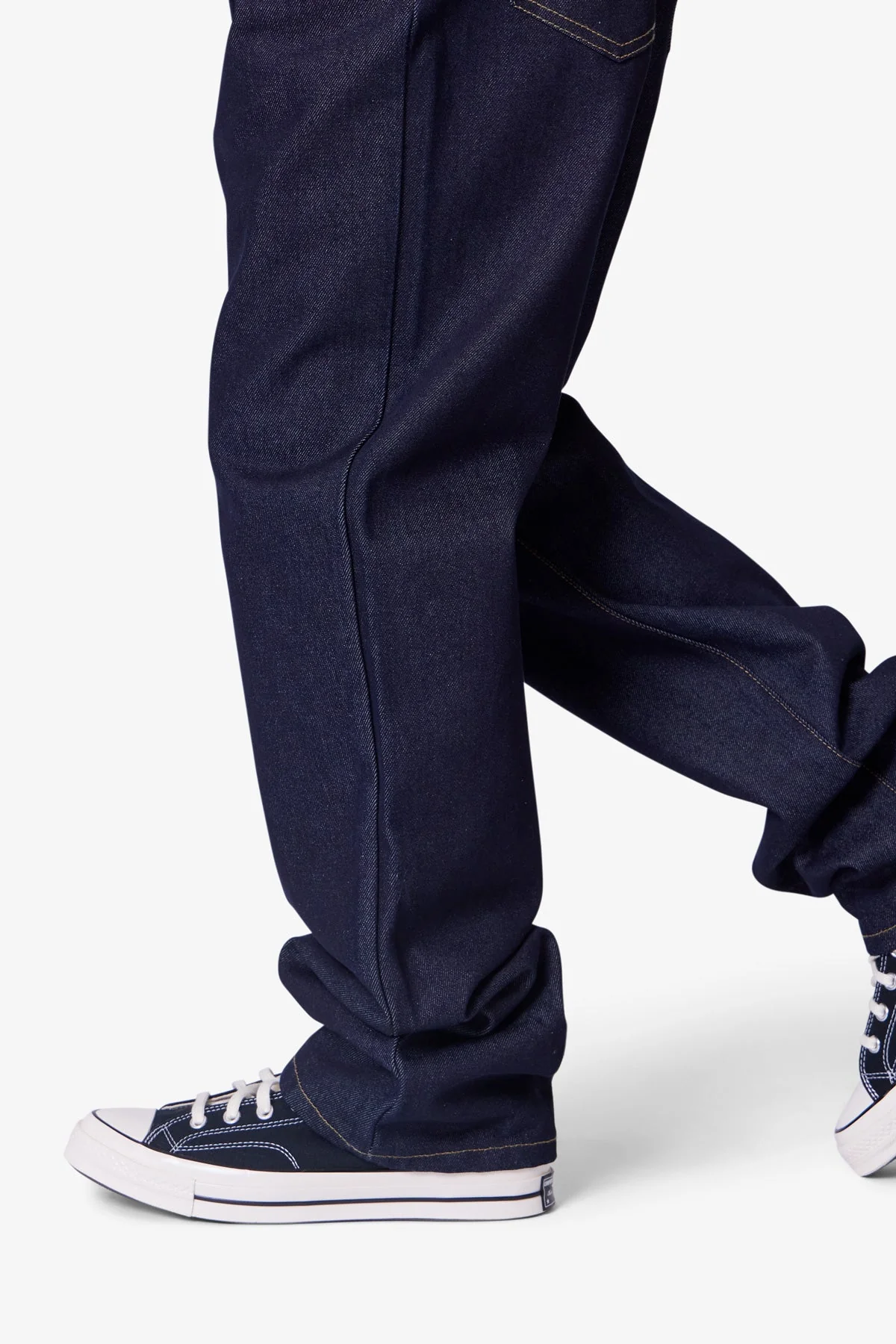 Raw Baggy Denim - Rinsed Indigo - Image 7