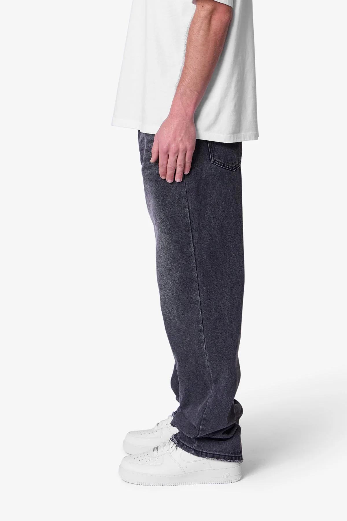 Baggy Denim - Washed Black - Image 4