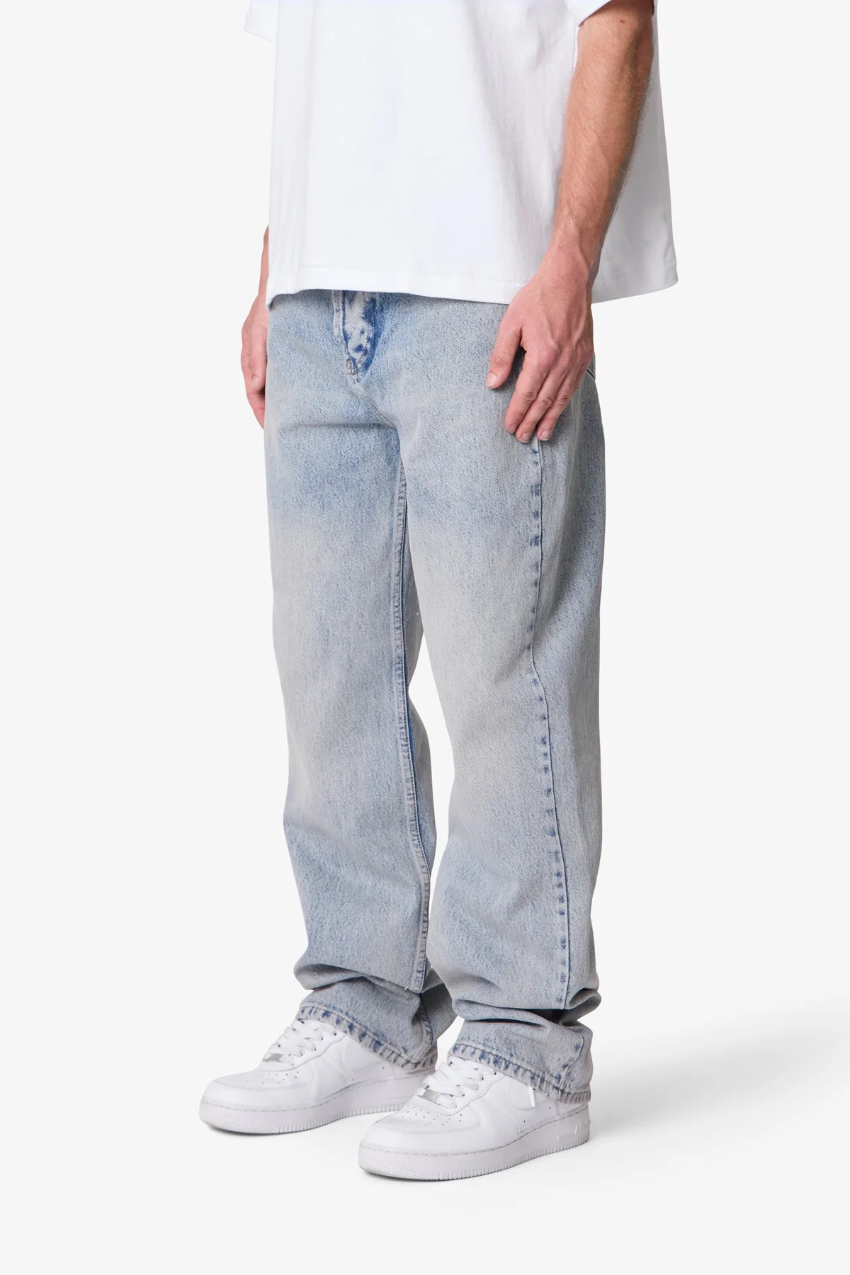 Baggy Denim - Light Sand Washed Blue - Image 3