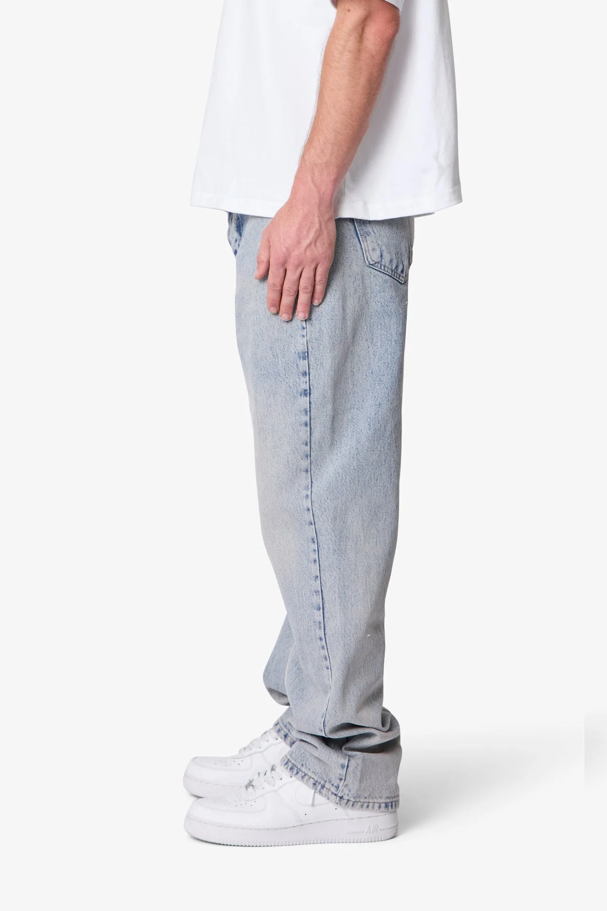 Baggy Denim - Light Sand Washed Blue - Image 4