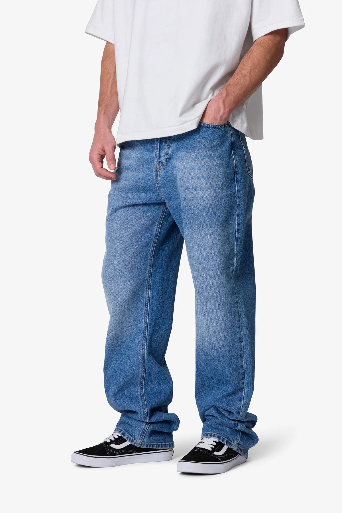 Baggy Denim - Washed Blue - Image 6