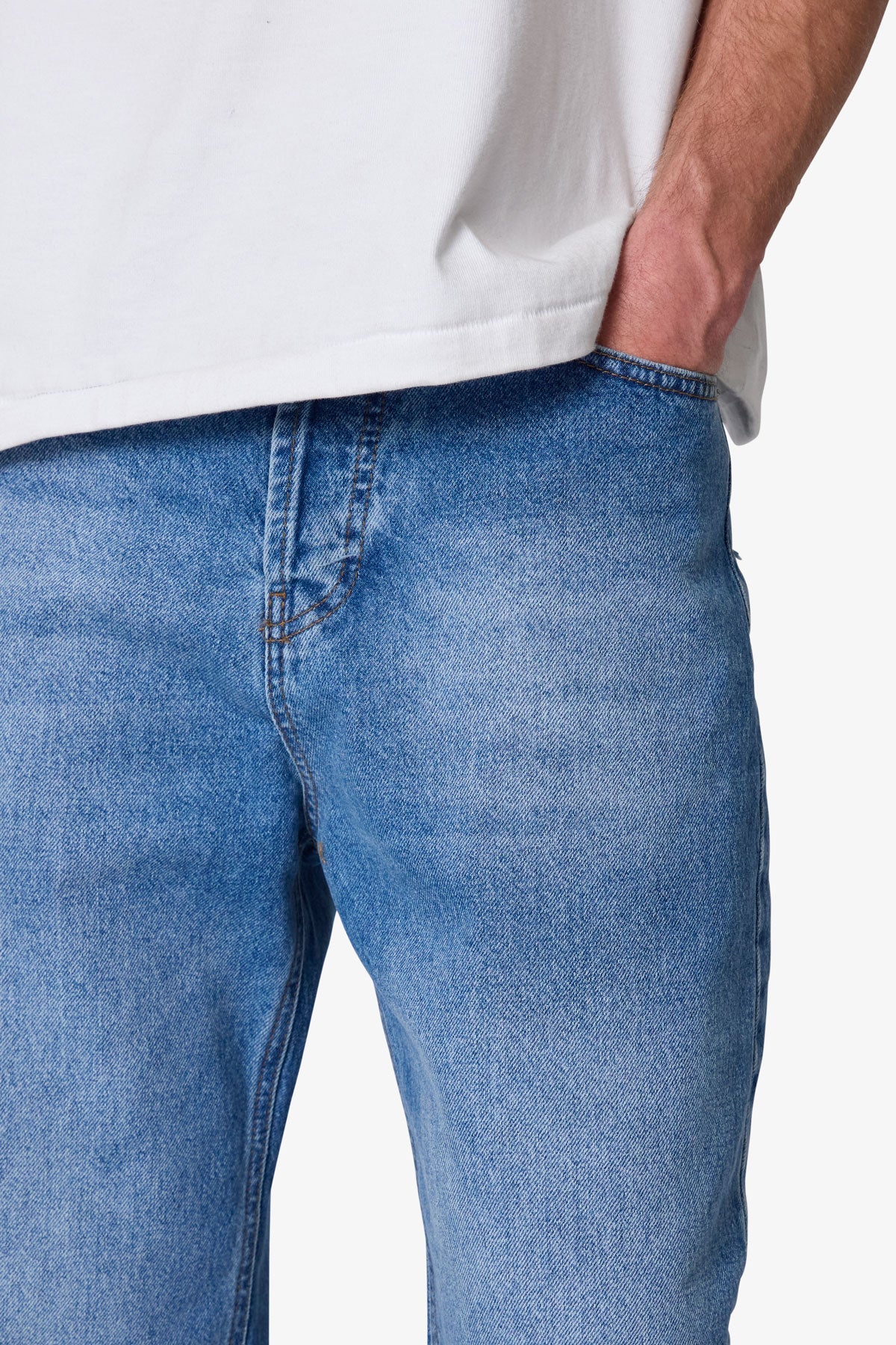 Baggy Denim - Washed Blue - Image 7