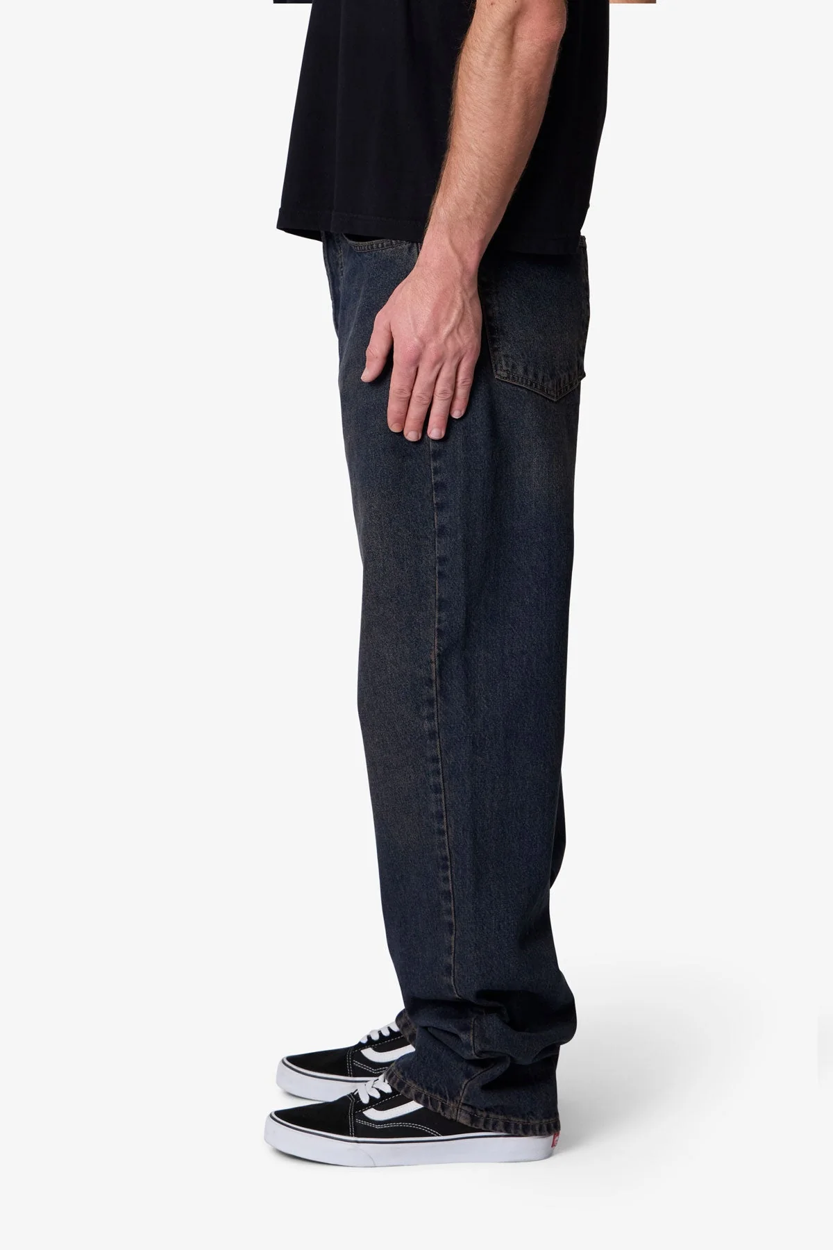 Baggy Denim - Washed Brown - Image 4