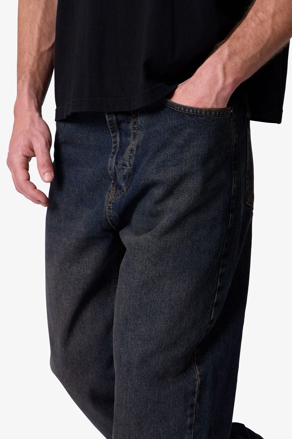Baggy Denim - Washed Brown - Image 7
