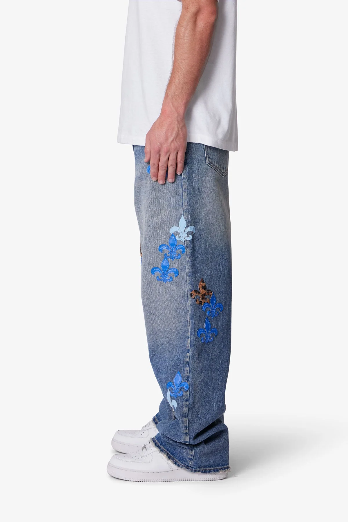 Ultra Baggy Fleur Denim - Blue - Image 4