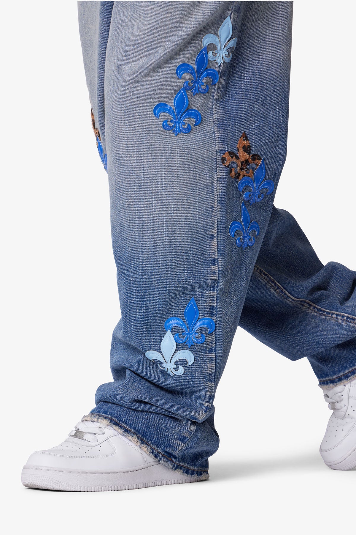 Ultra Baggy Fleur Denim - Blue - Image 7
