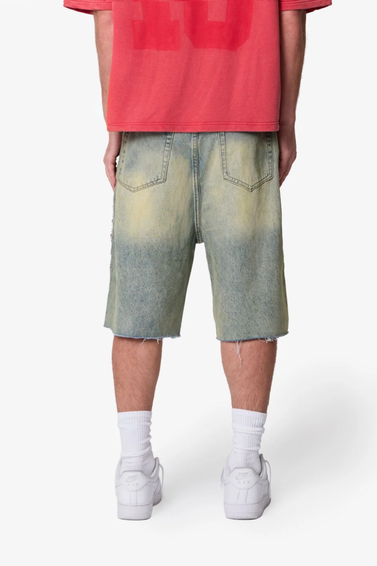 Baggy Mojave Denim Shorts - Blue - Image 6