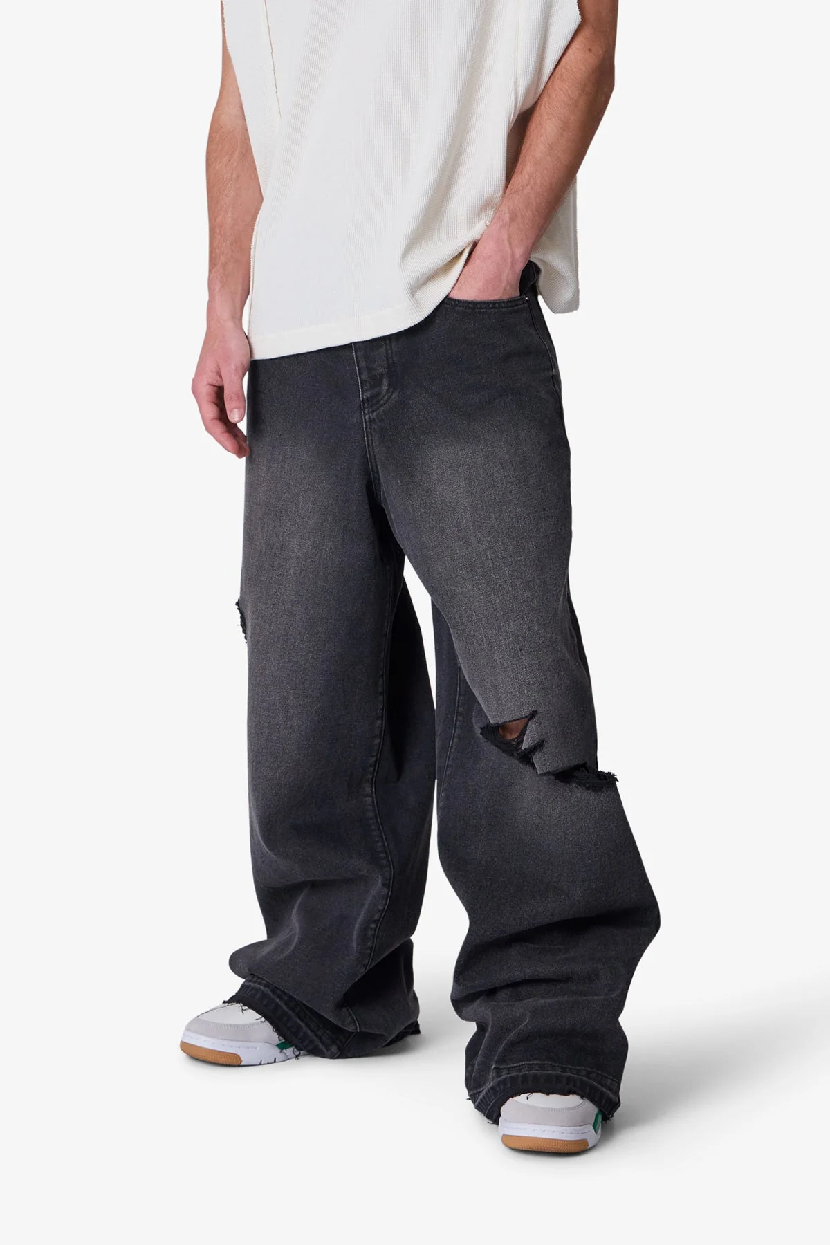 Baggy Rave Denim - Vintage Black - Image 7