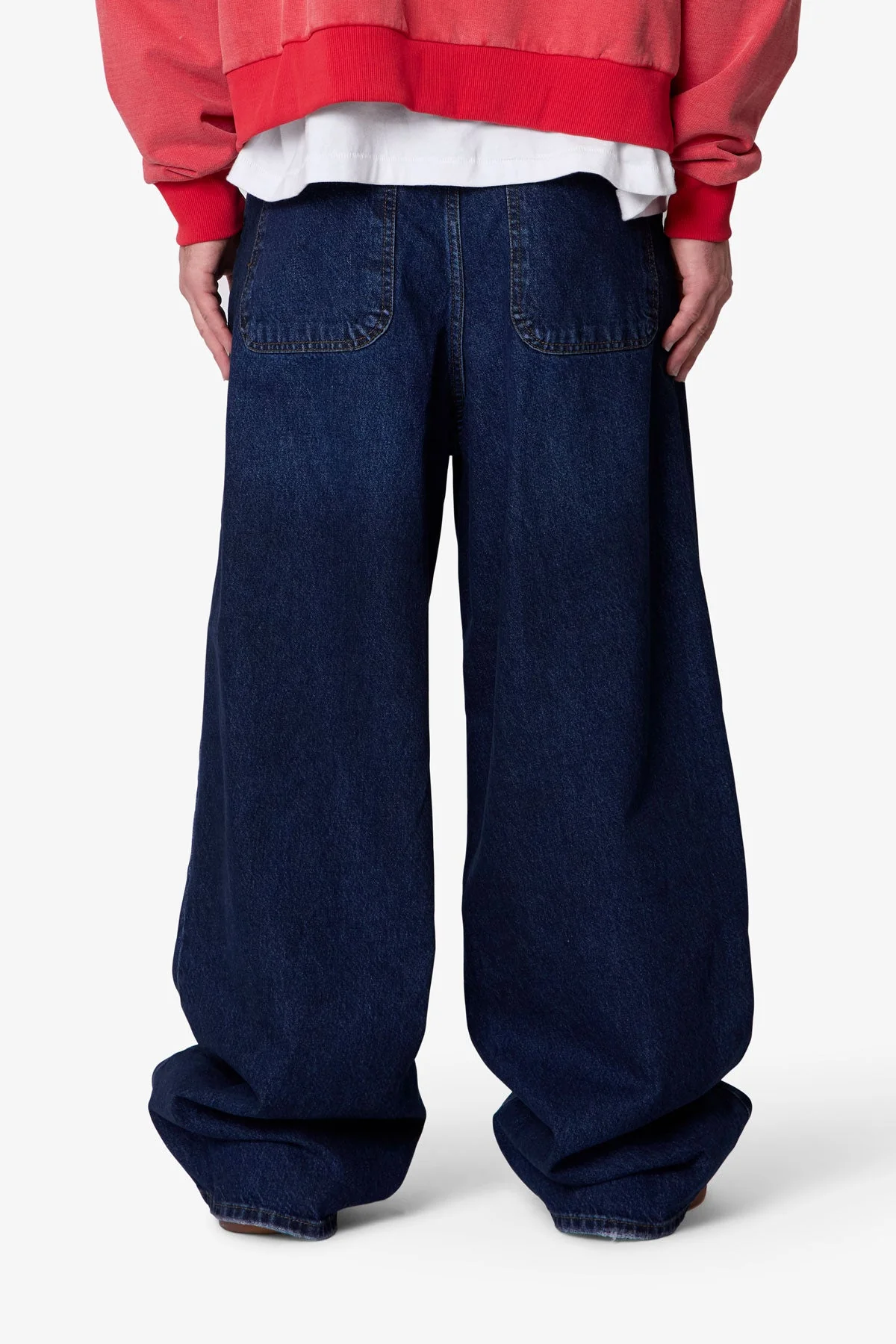 Baggy Rave Denim - Washed Dark Blue - Image 5