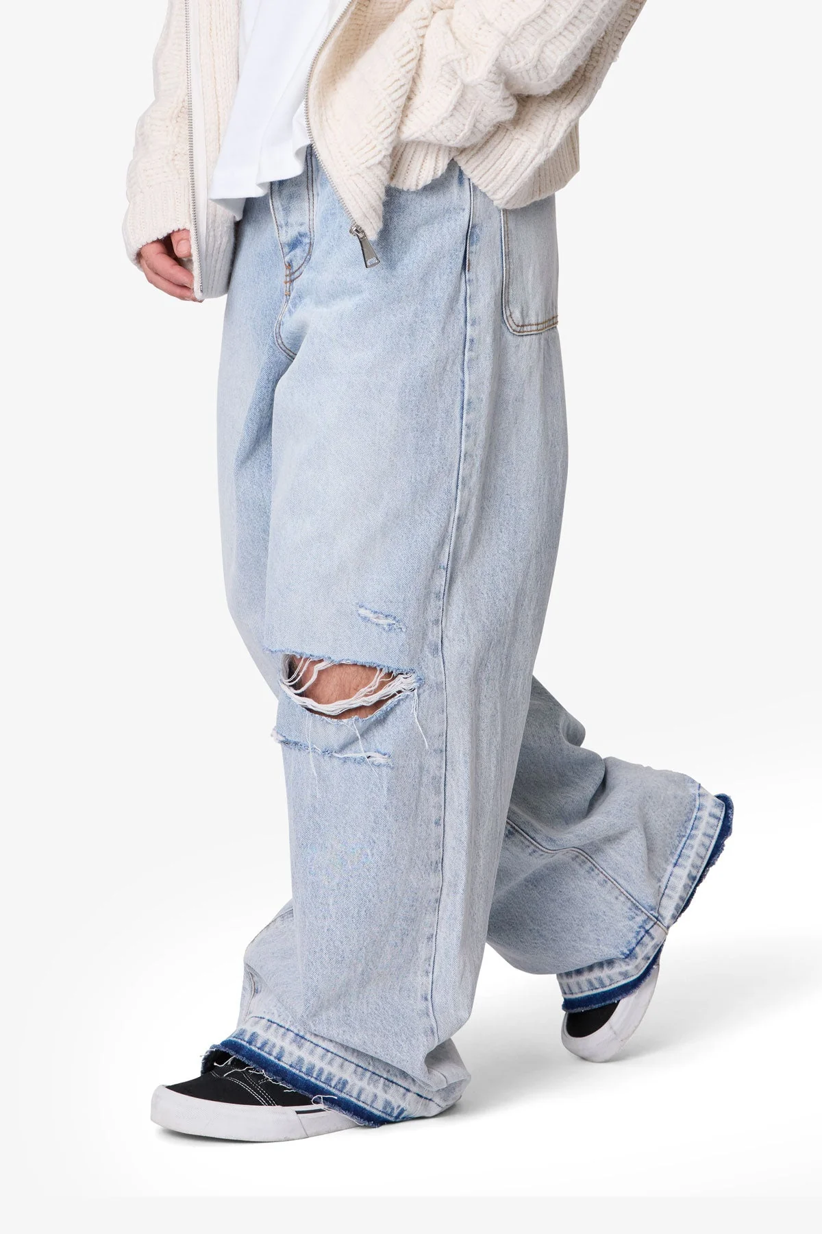 Baggy Rave Denim - Light Blue - Image 6