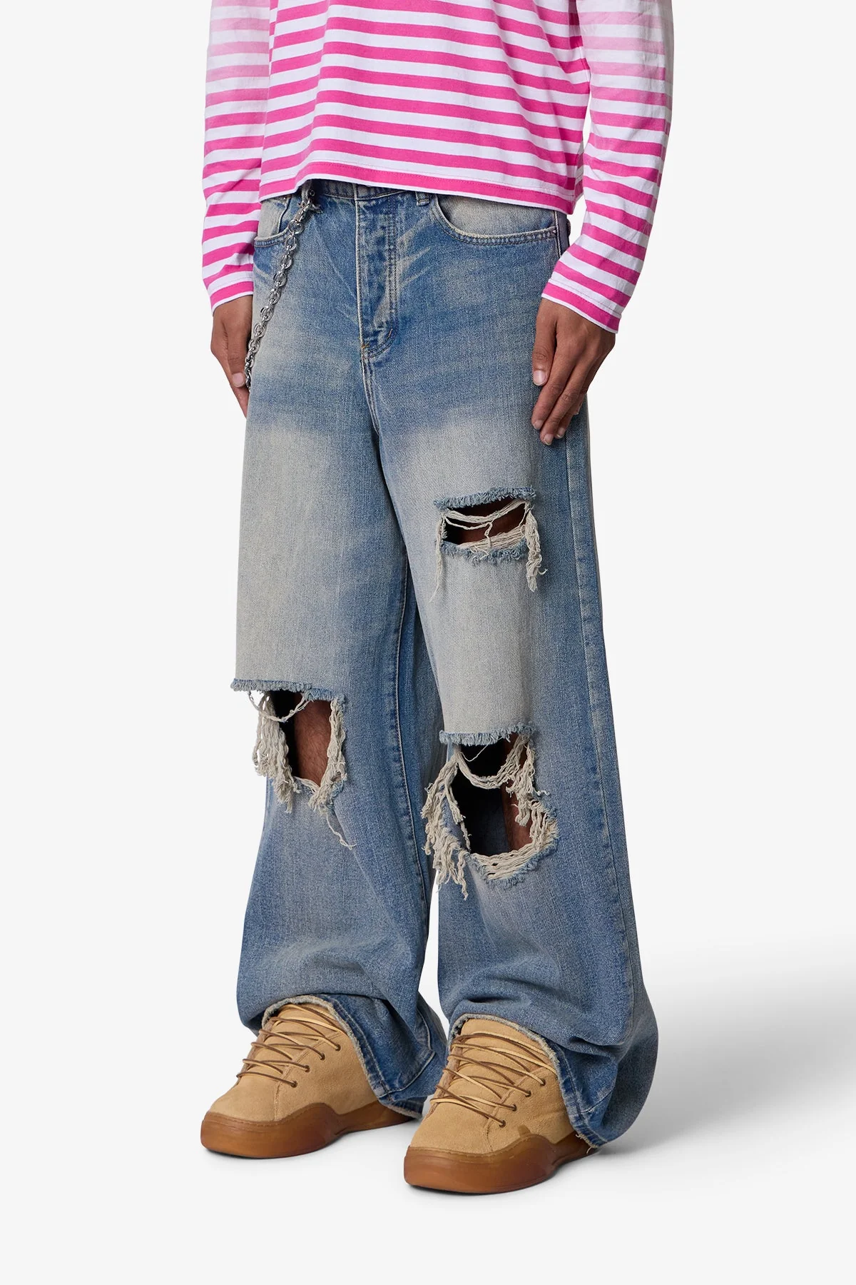 Blowout Rave Denim - Vintage Blue - Image 3
