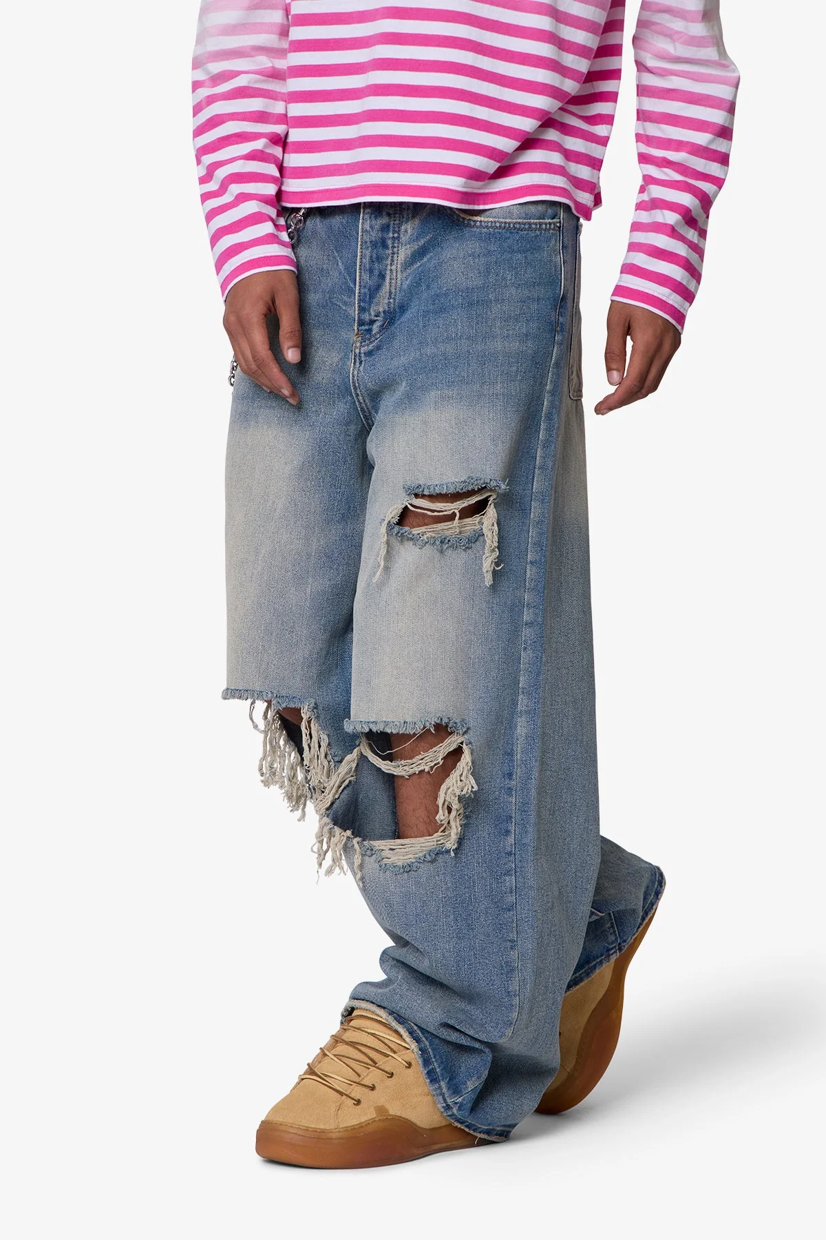 Blowout Rave Denim - Vintage Blue - Image 6