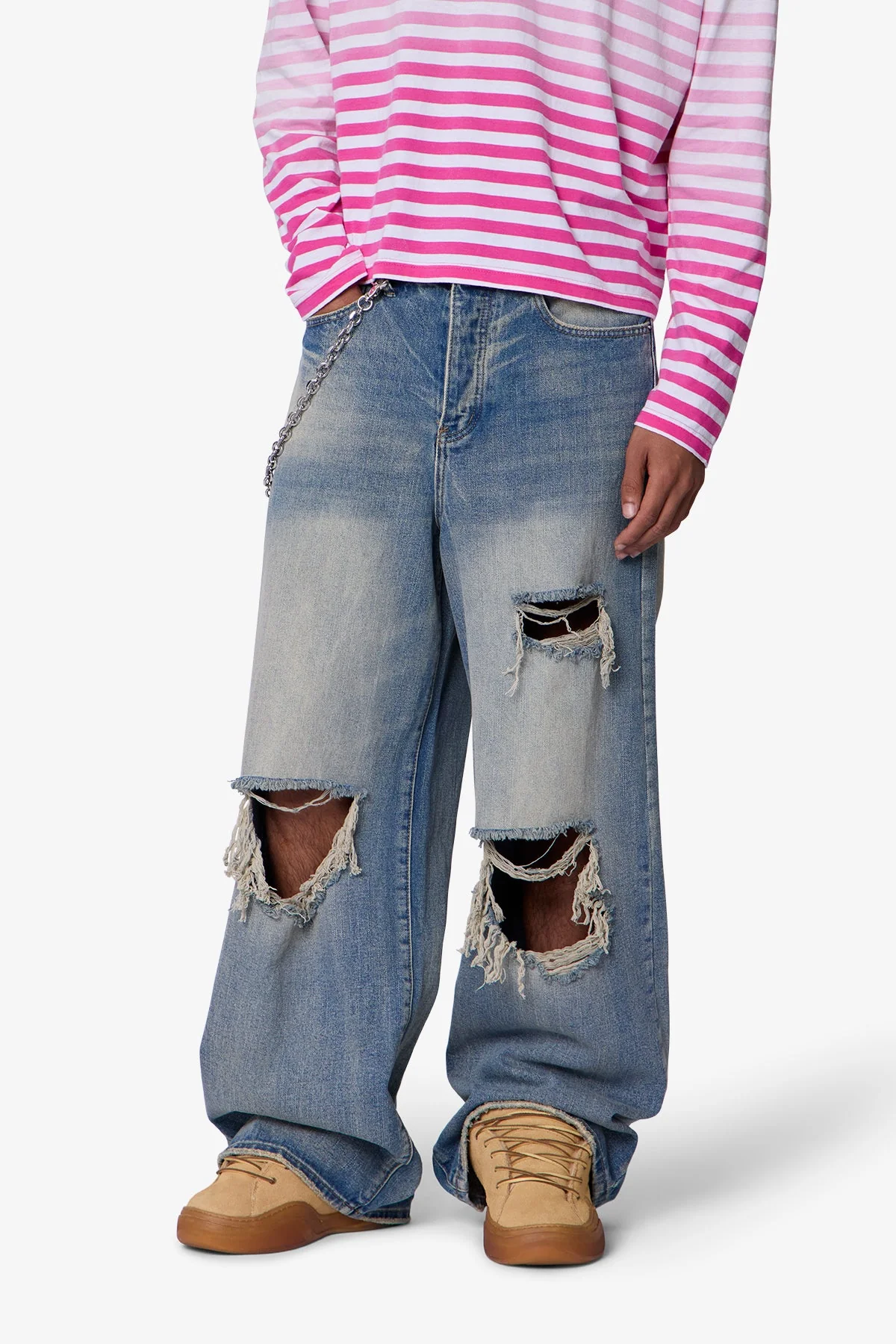 Blowout Rave Denim - Vintage Blue - Image 7