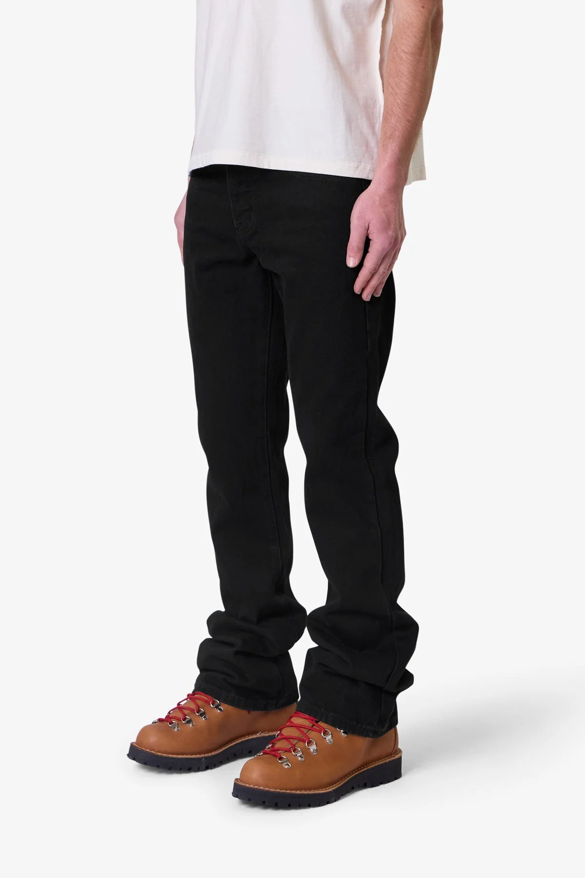 Raw Bootcut Denim - Rinsed Black - Image 3