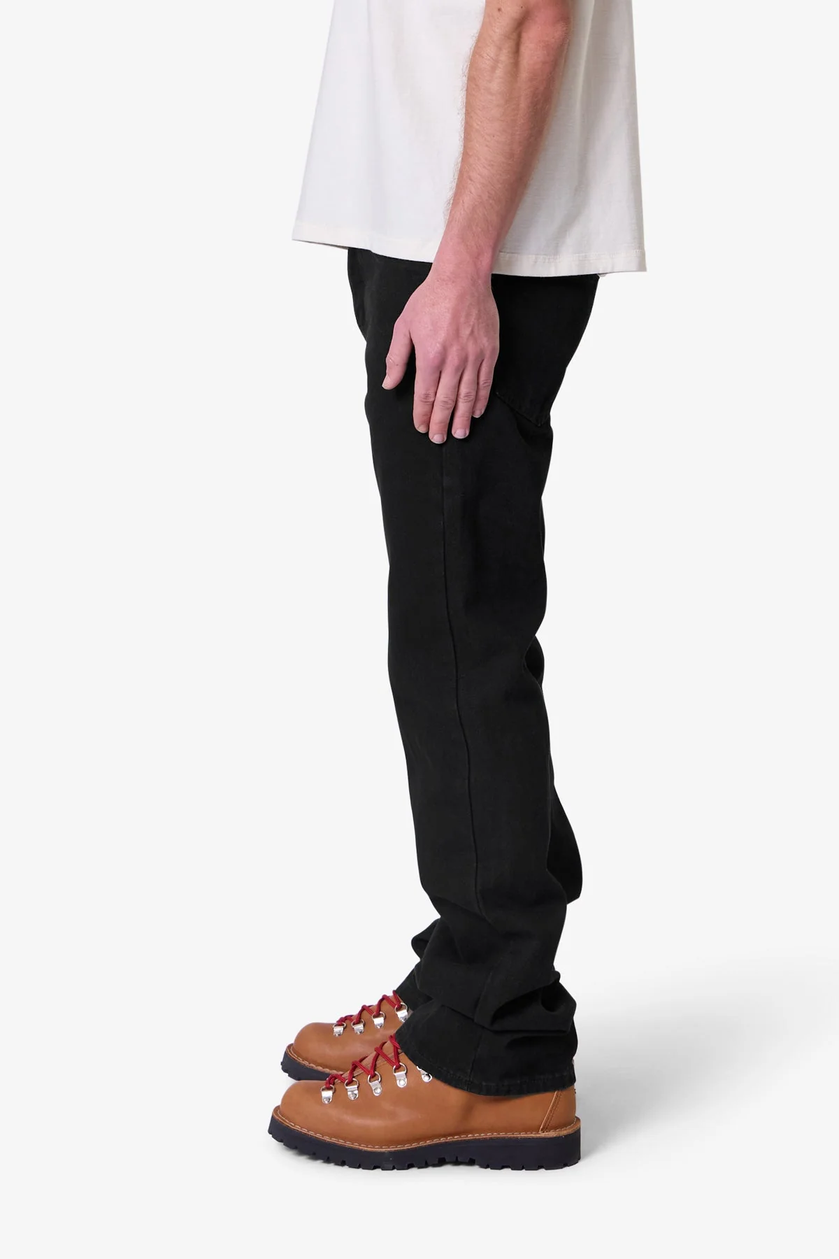 Raw Bootcut Denim - Rinsed Black - Image 4
