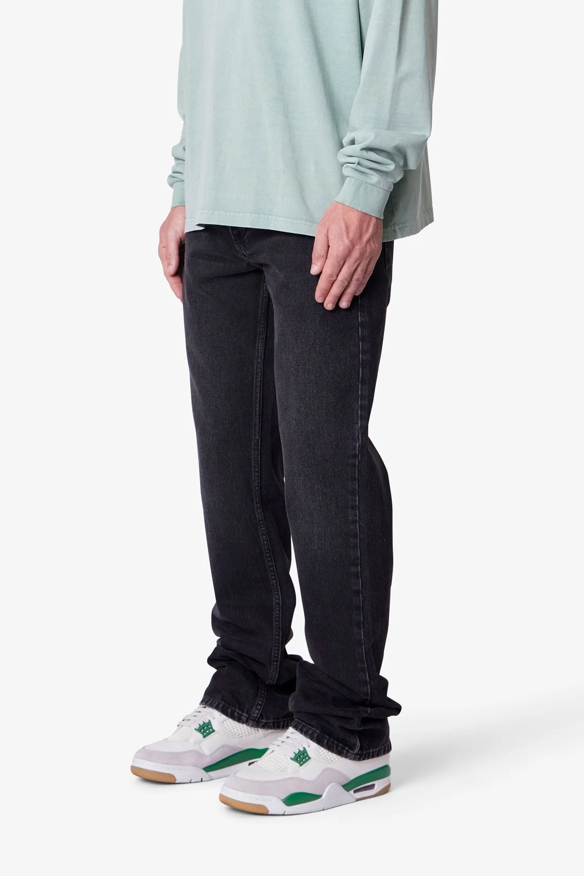 Bootcut Denim - Stone Wash Black - Image 3