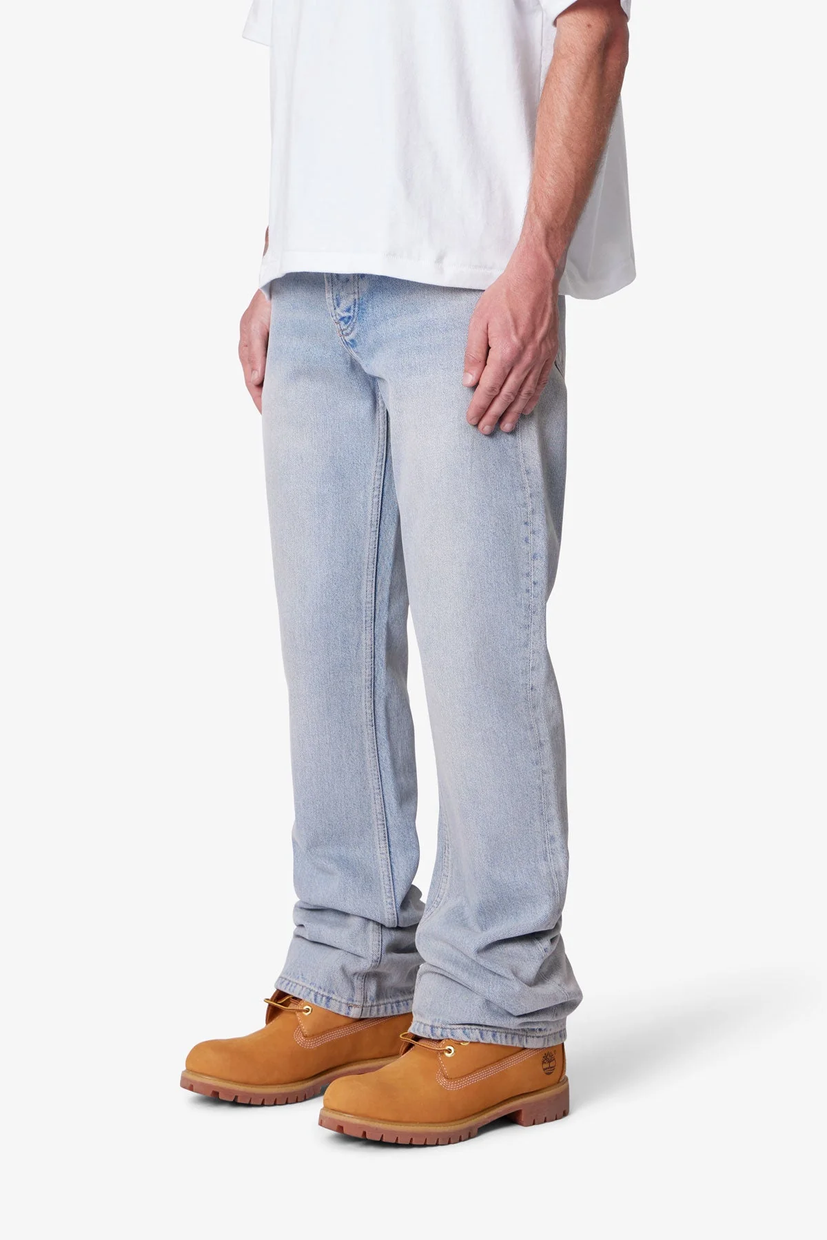 Bootcut Denim - Light Sand Washed Blue - Image 3