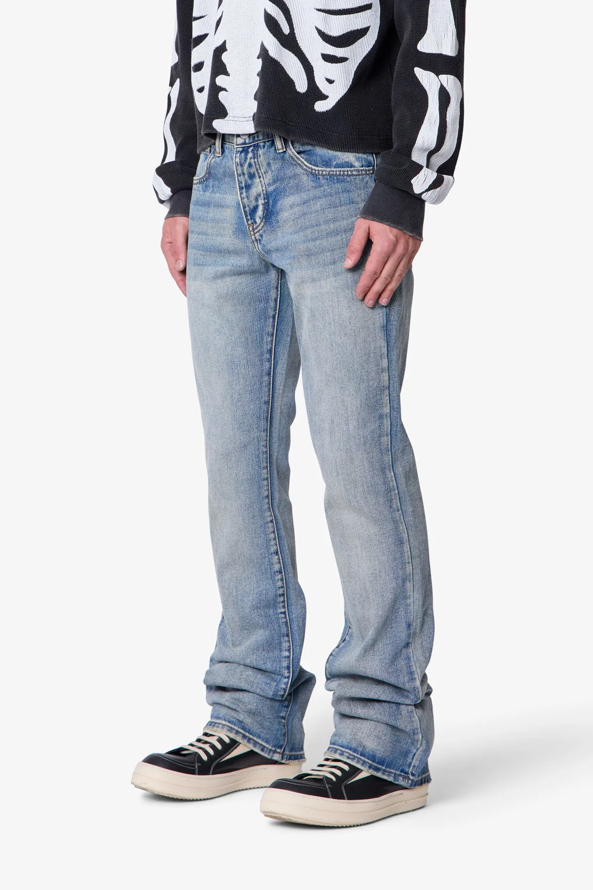 Bootcut Denim - Medium Blue - Image 3