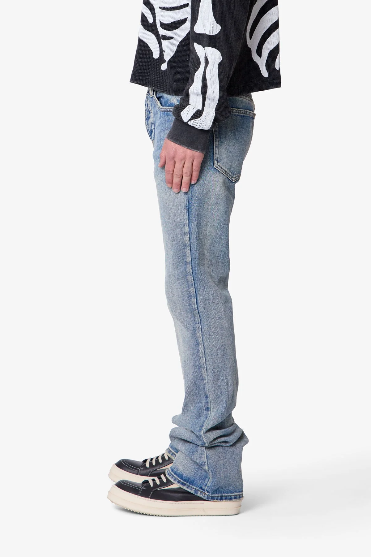 Bootcut Denim - Medium Blue - Image 4