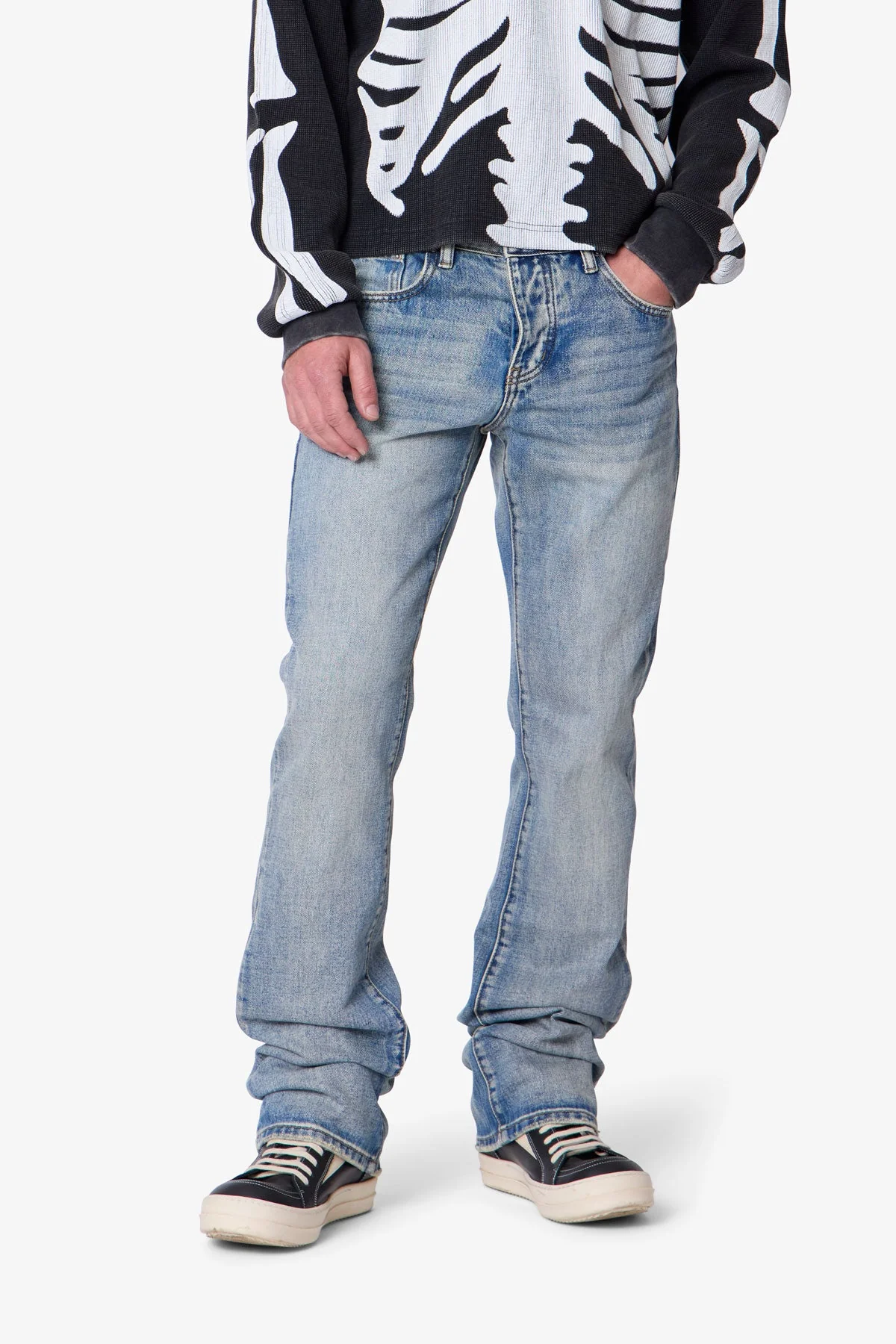 Bootcut Denim - Medium Blue - Image 6