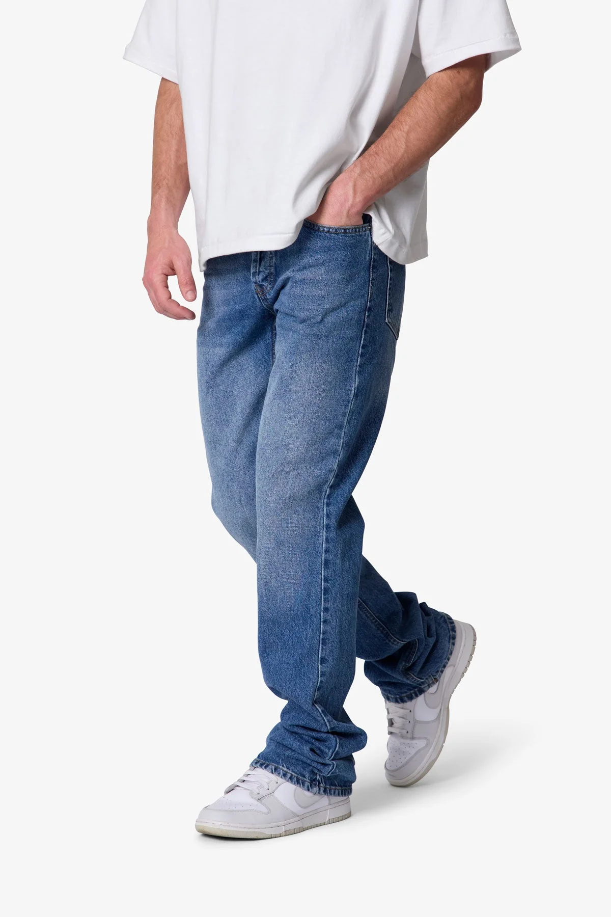 Bootcut Denim - Washed Blue - Image 6