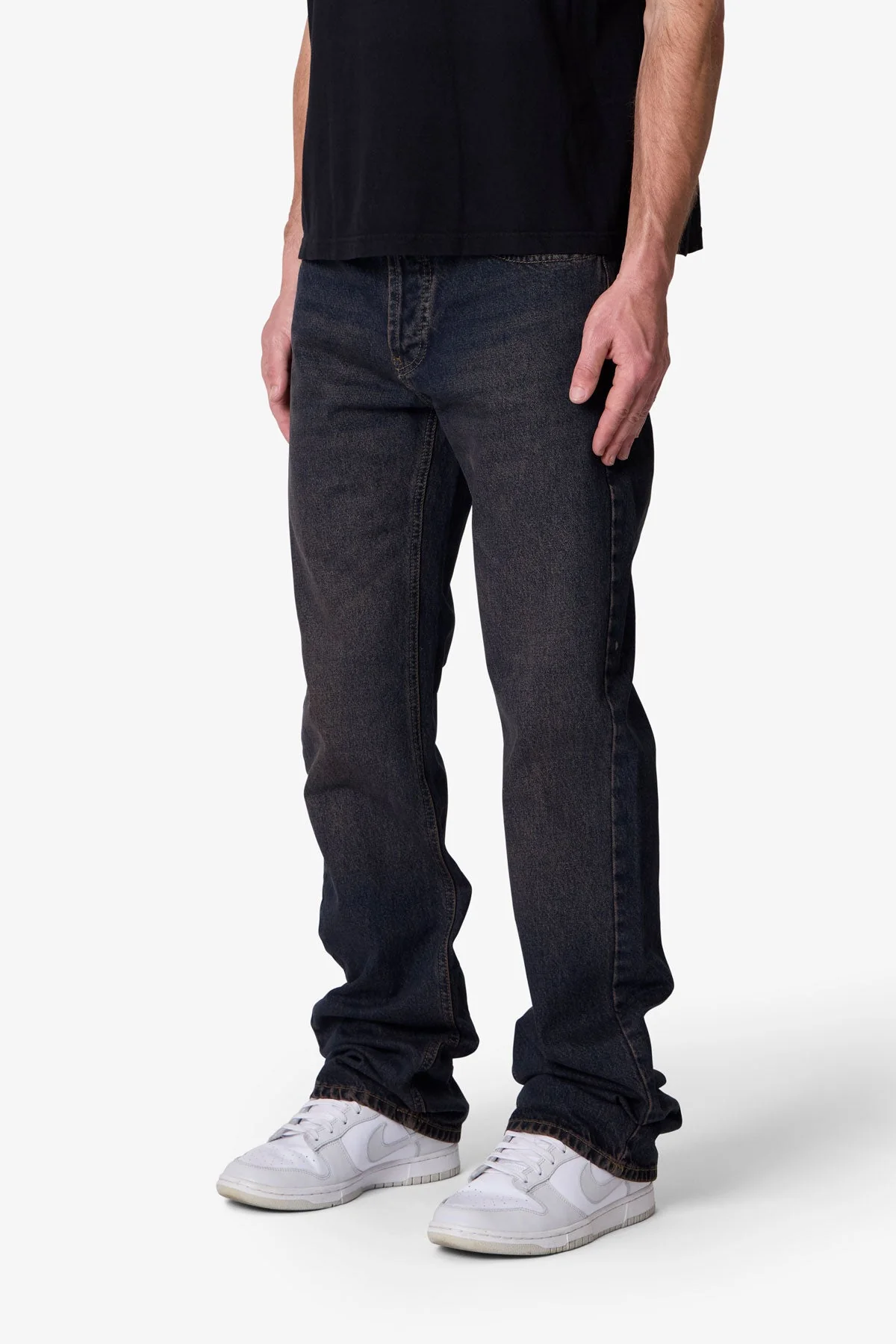 Bootcut Denim - Washed Brown - Image 3