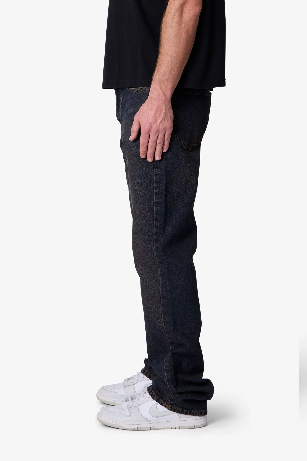 Bootcut Denim - Washed Brown - Image 4