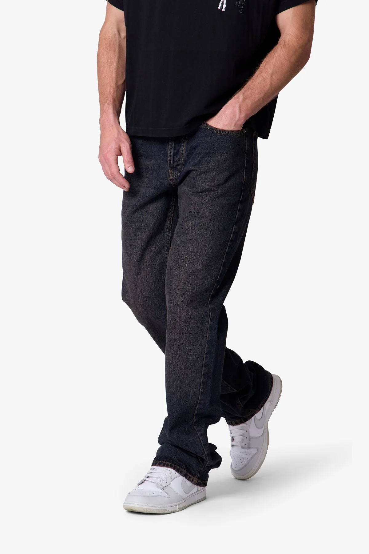 Bootcut Denim - Washed Brown - Image 6