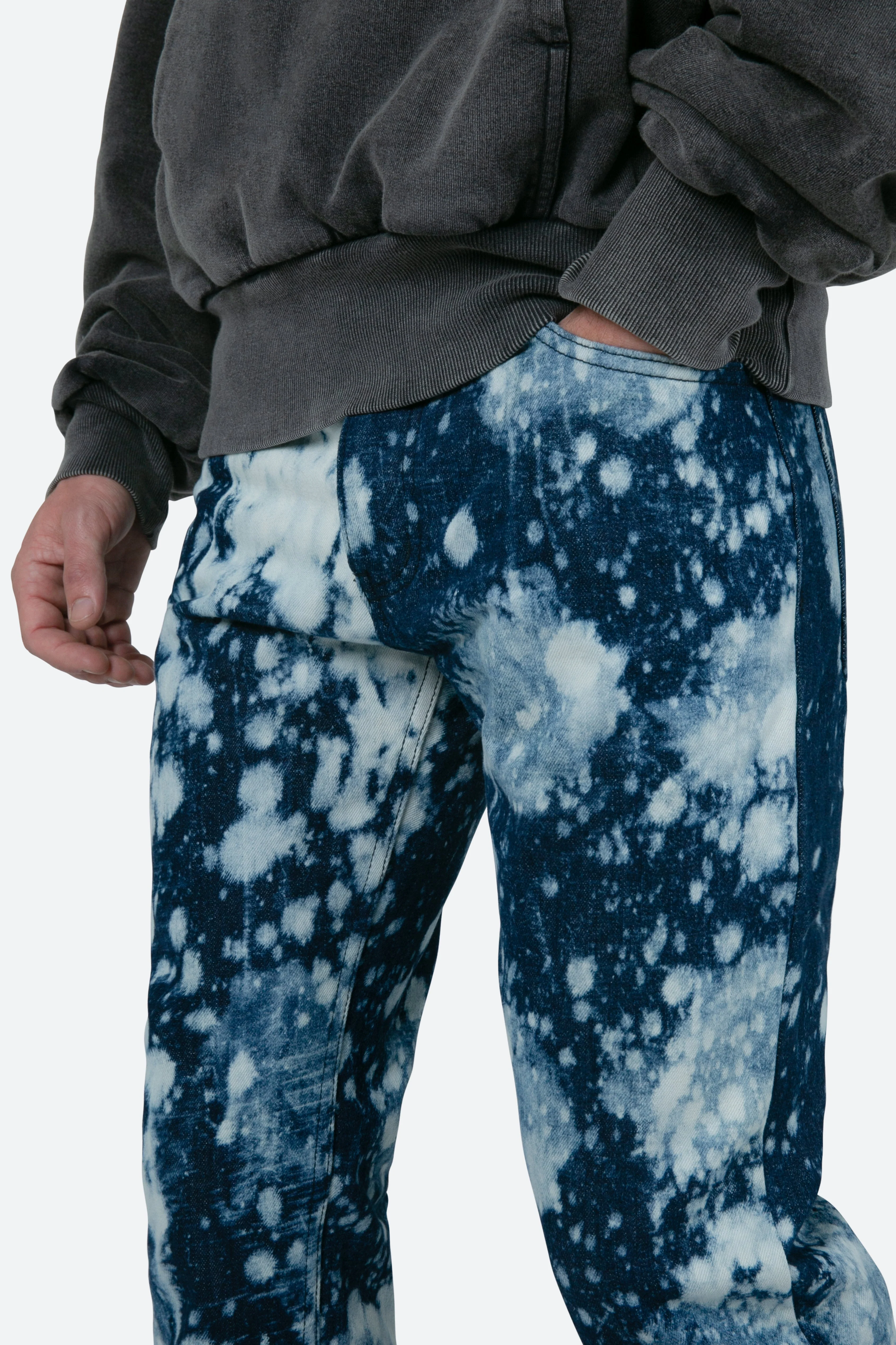 D365 Splash Straight Denim - Blue/White - Image 7