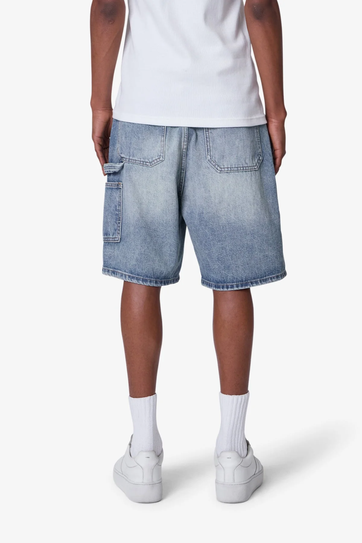 Western Jewel Denim Shorts - Blue - Image 6