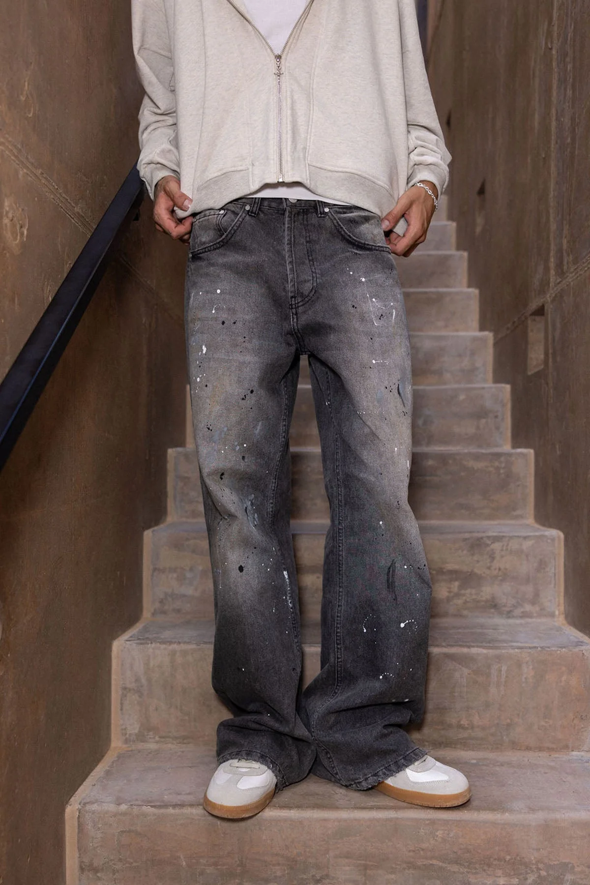 G:04 Painted Denim - Washed Black - Image 7