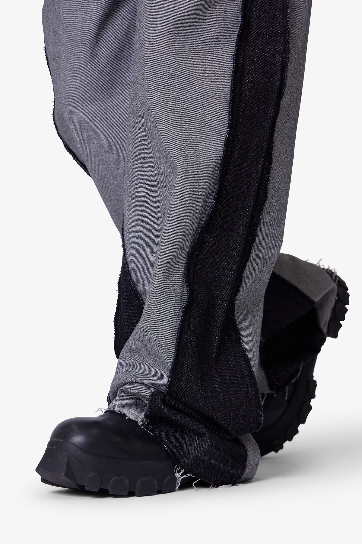 Inside Out Slip off Denim - Washed Black - Image 8