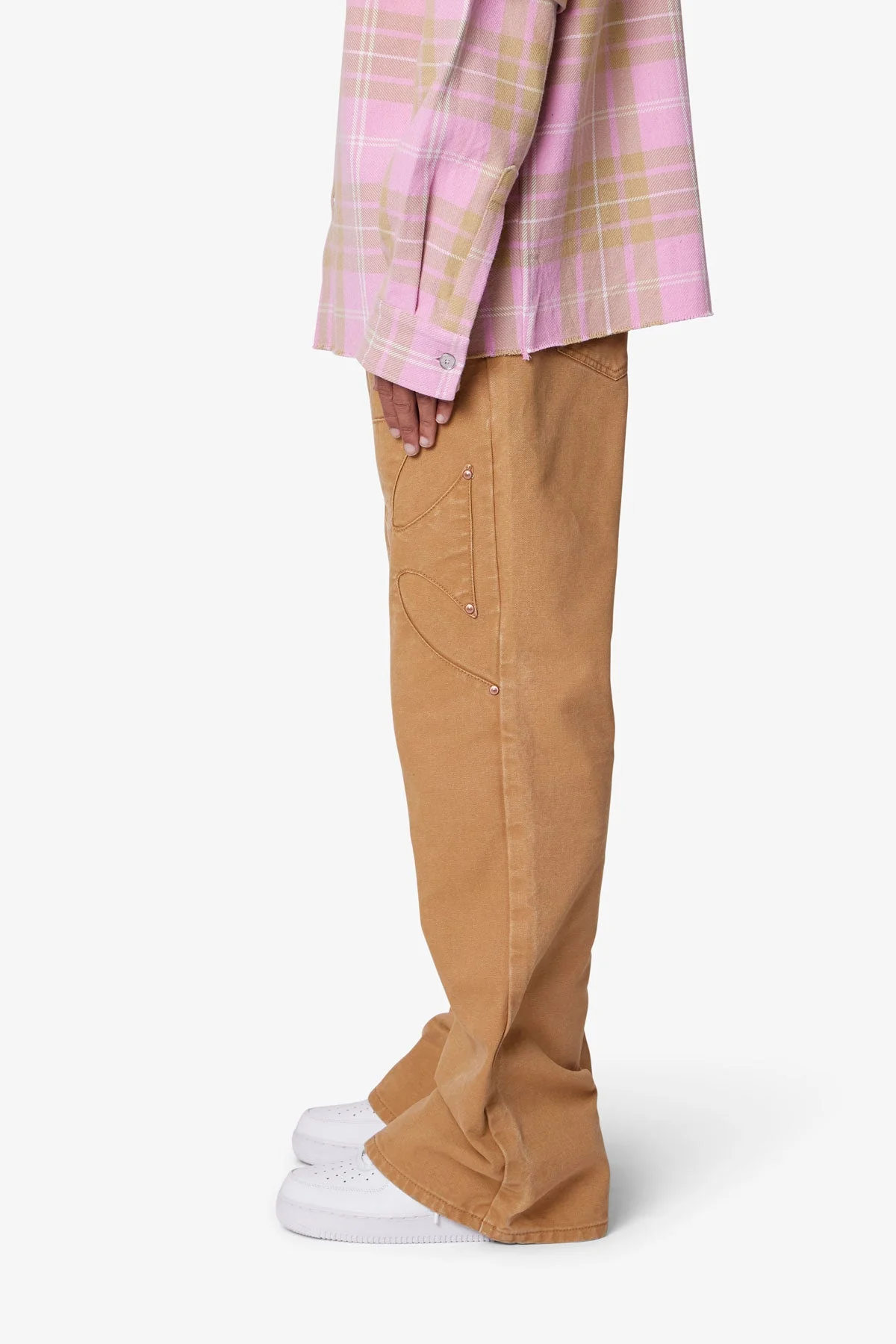 Iron Cross Denim - Tan - Image 4