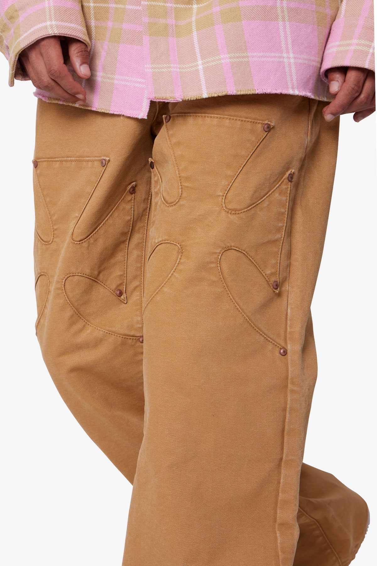 Iron Cross Denim - Tan - Image 7