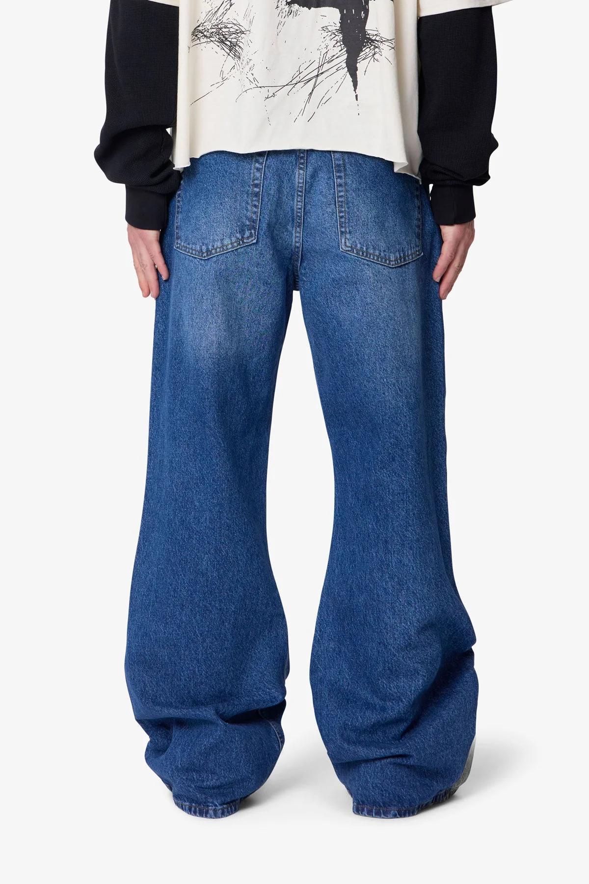 Kick Flare Denim - Blue - Image 5