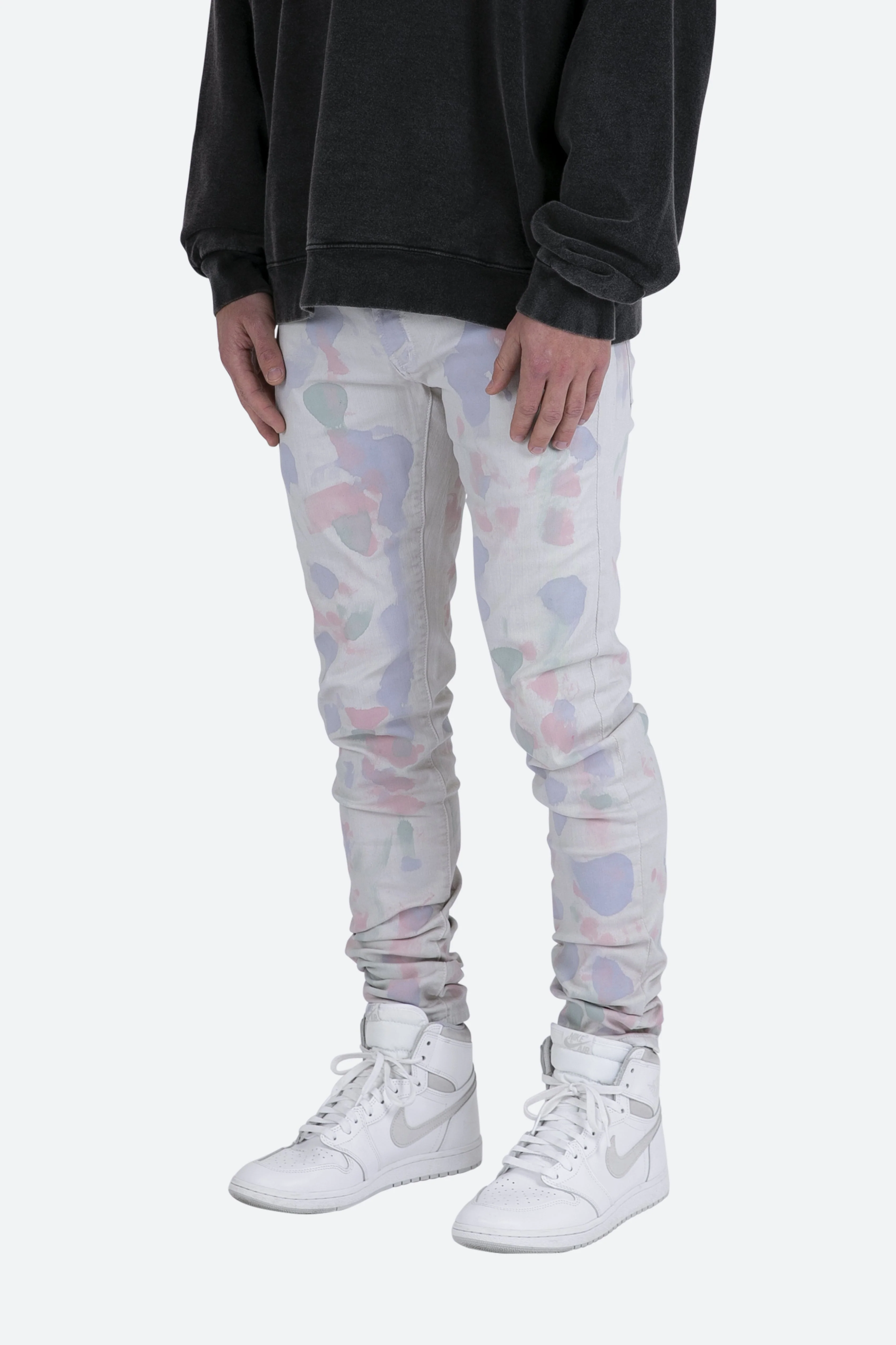 M363 Painted Slim Denim - Off White - Image 3