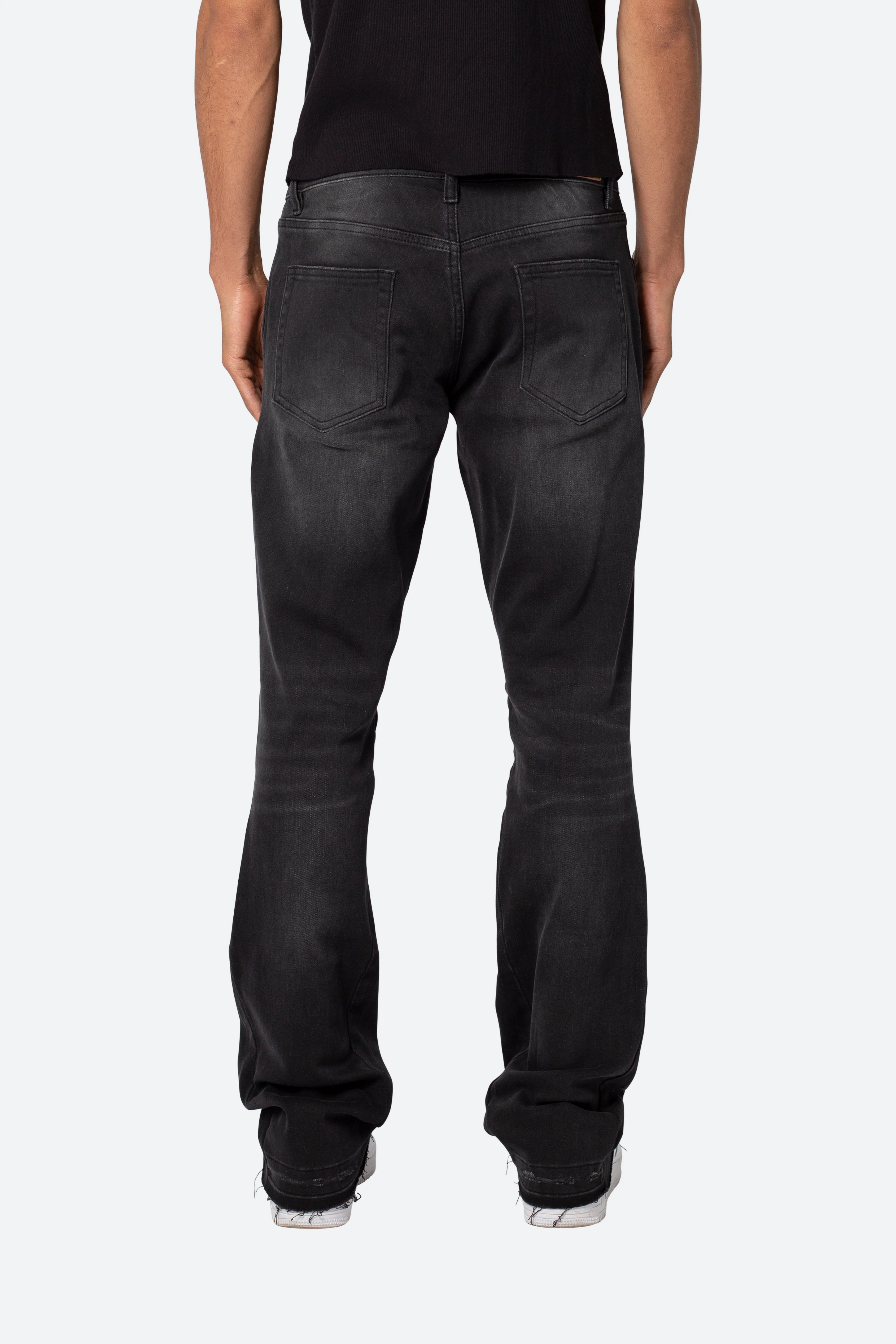 M524 Slim Stacked Denim - Washed Black - Image 6