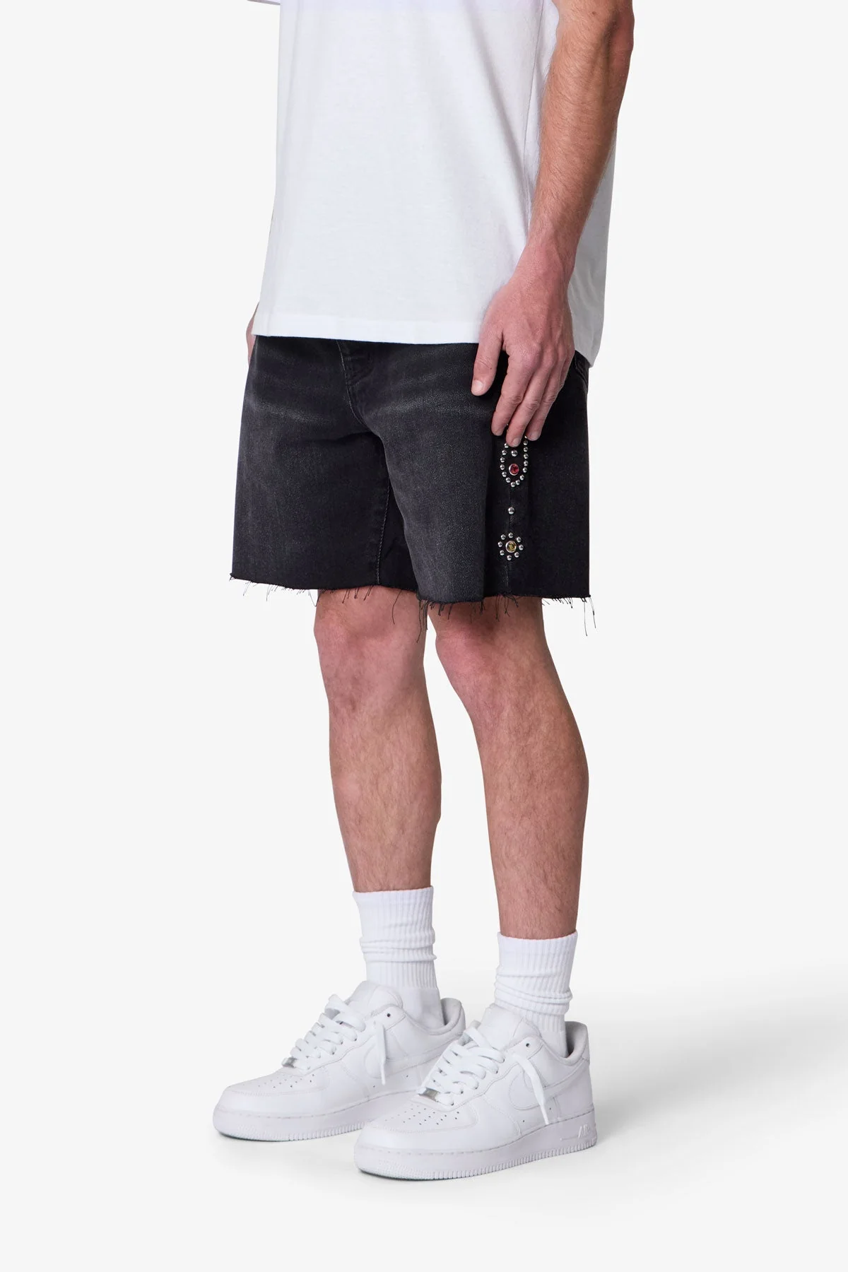 Mojave Denim Shorts - Black - Image 3