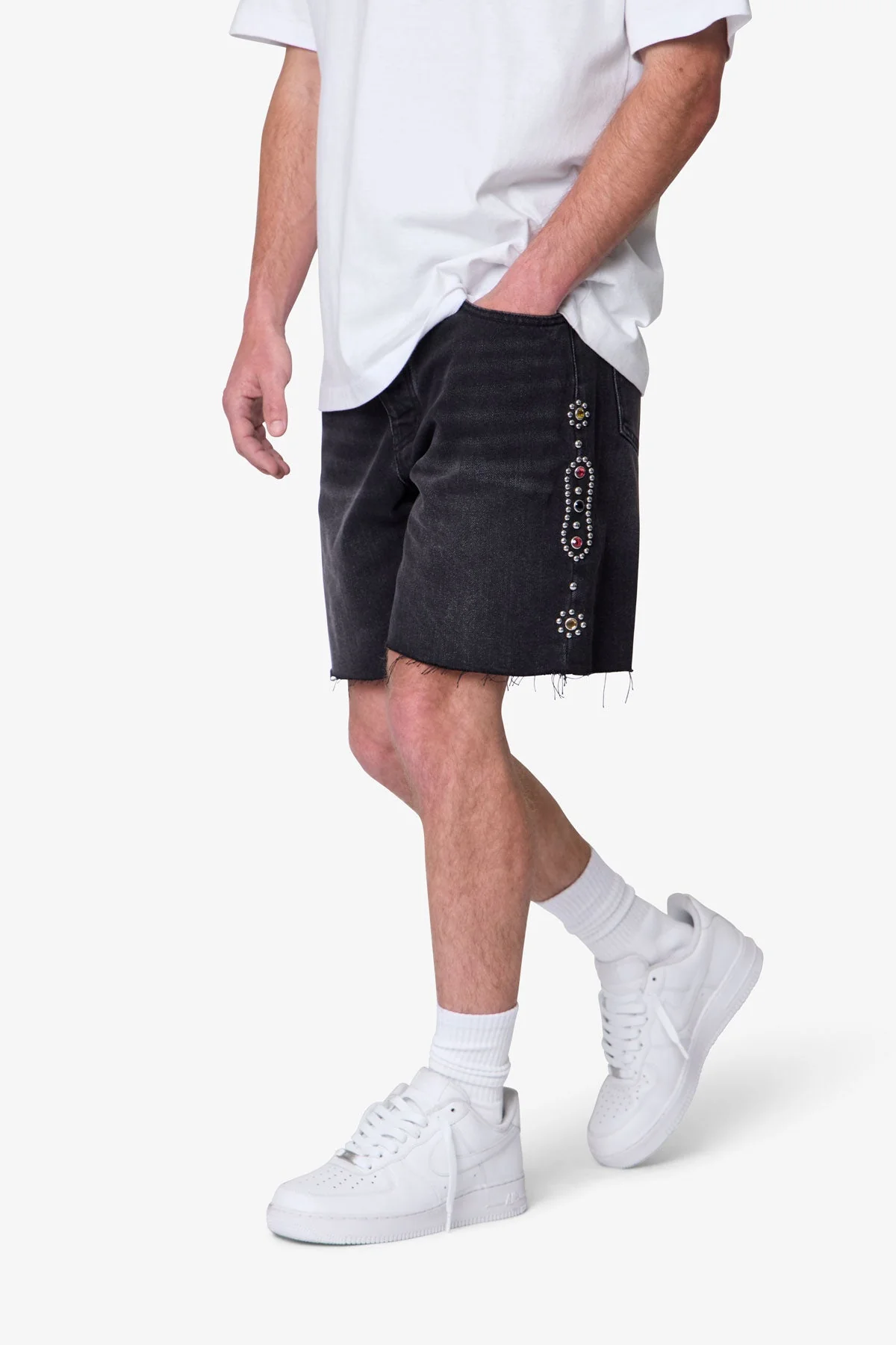 Mojave Denim Shorts - Black - Image 6