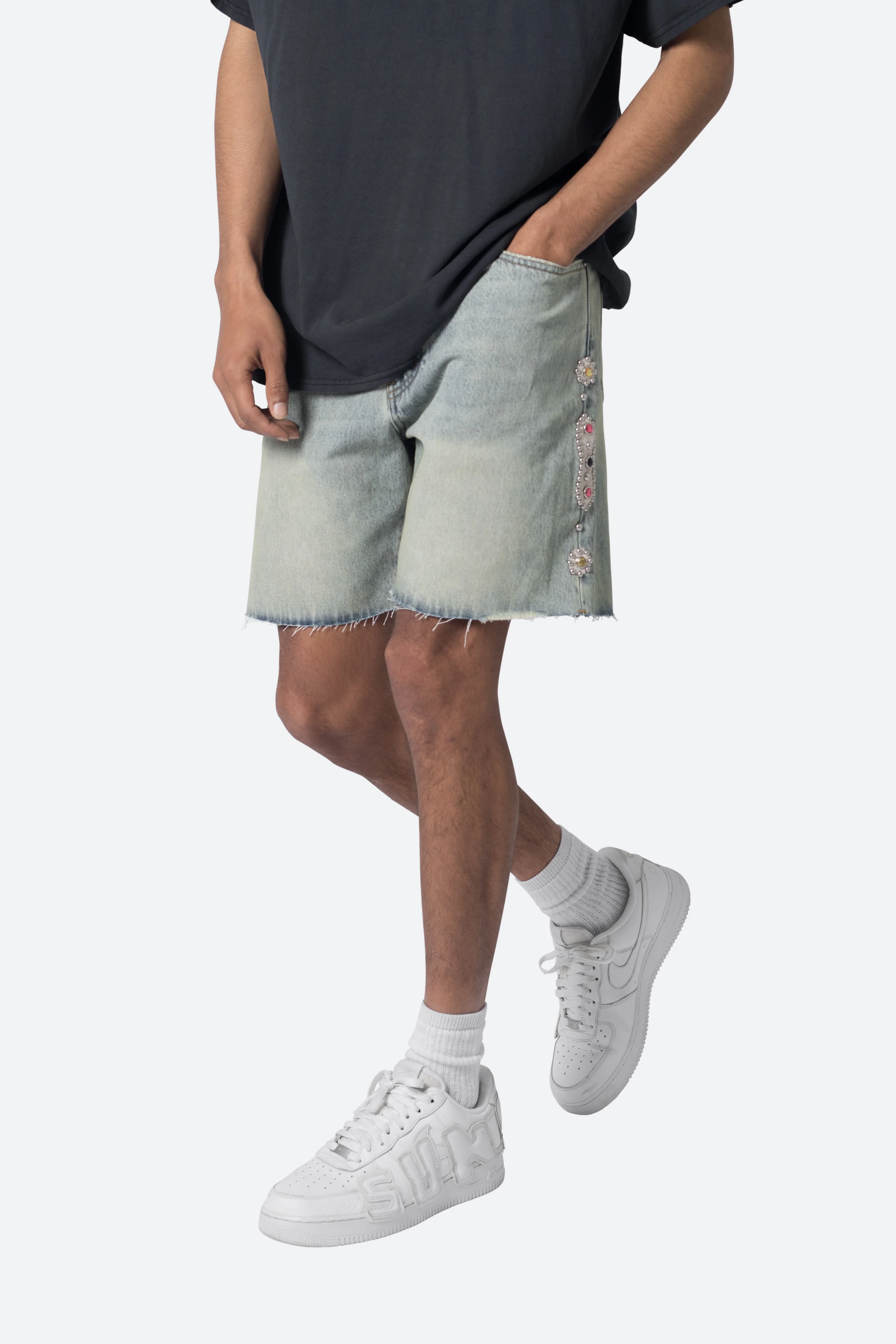 Mojave Denim Shorts - Vintage Blue - Image 6