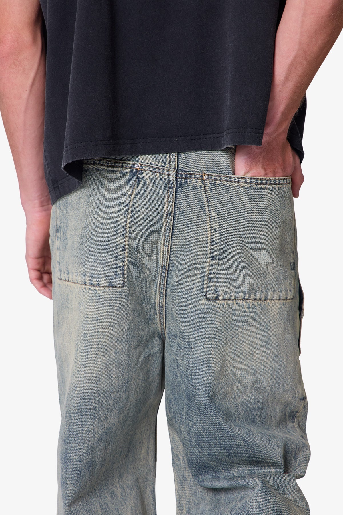Baggy Moto Denim - Vintage Blue - Image 11