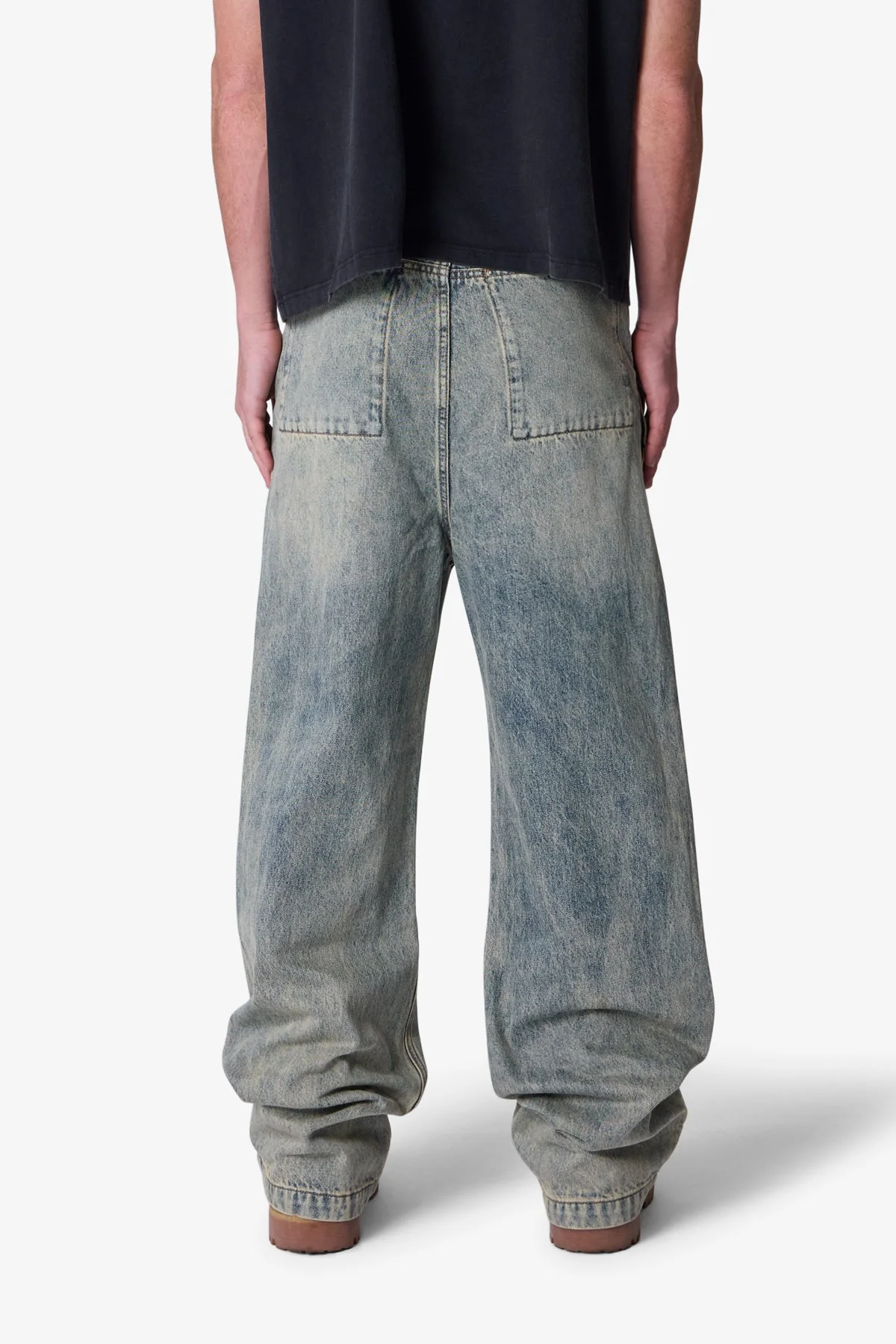 Baggy Moto Denim - Vintage Blue - Image 5
