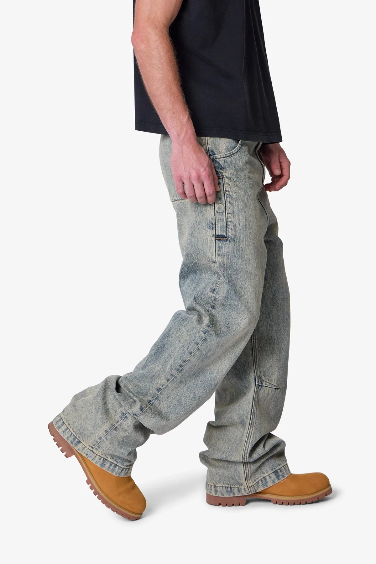 Baggy Moto Denim - Vintage Blue - Image 8