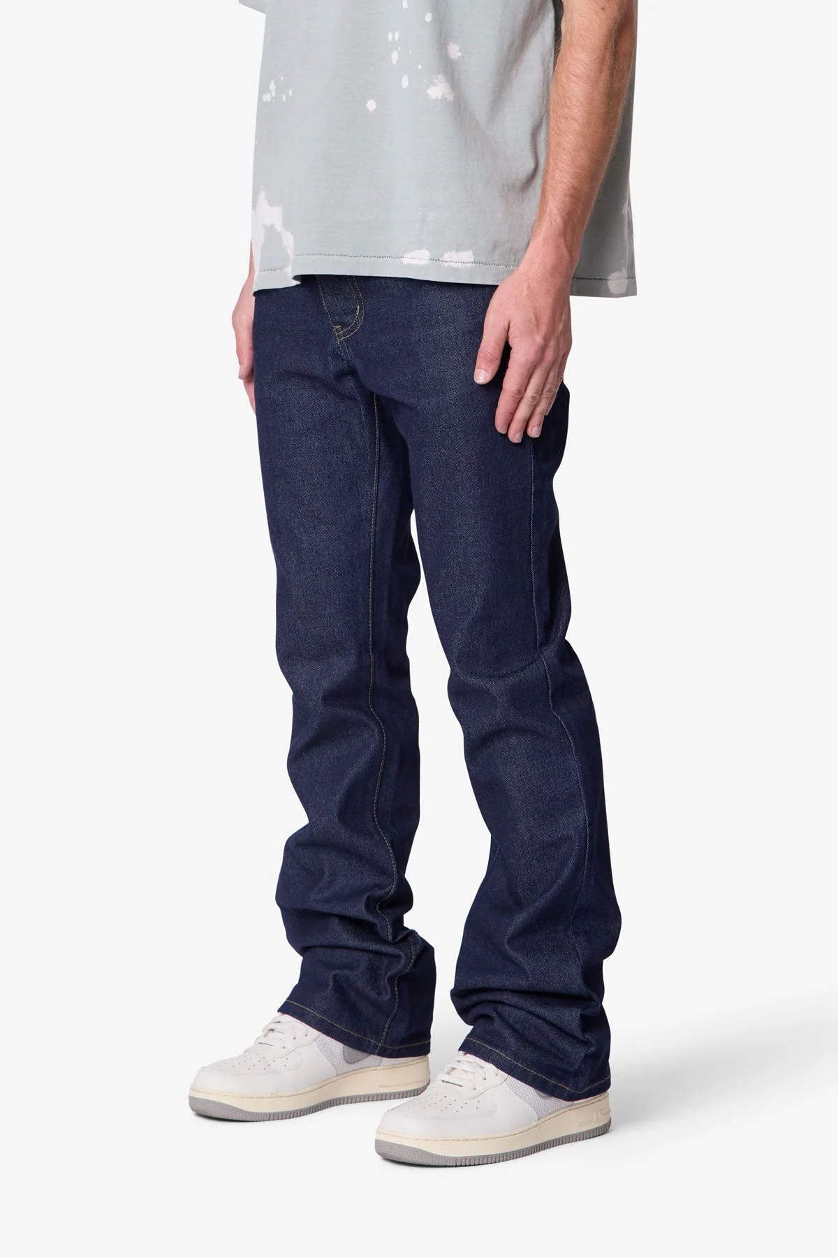 Raw Bootcut Denim - Rinsed Indigo - Image 3