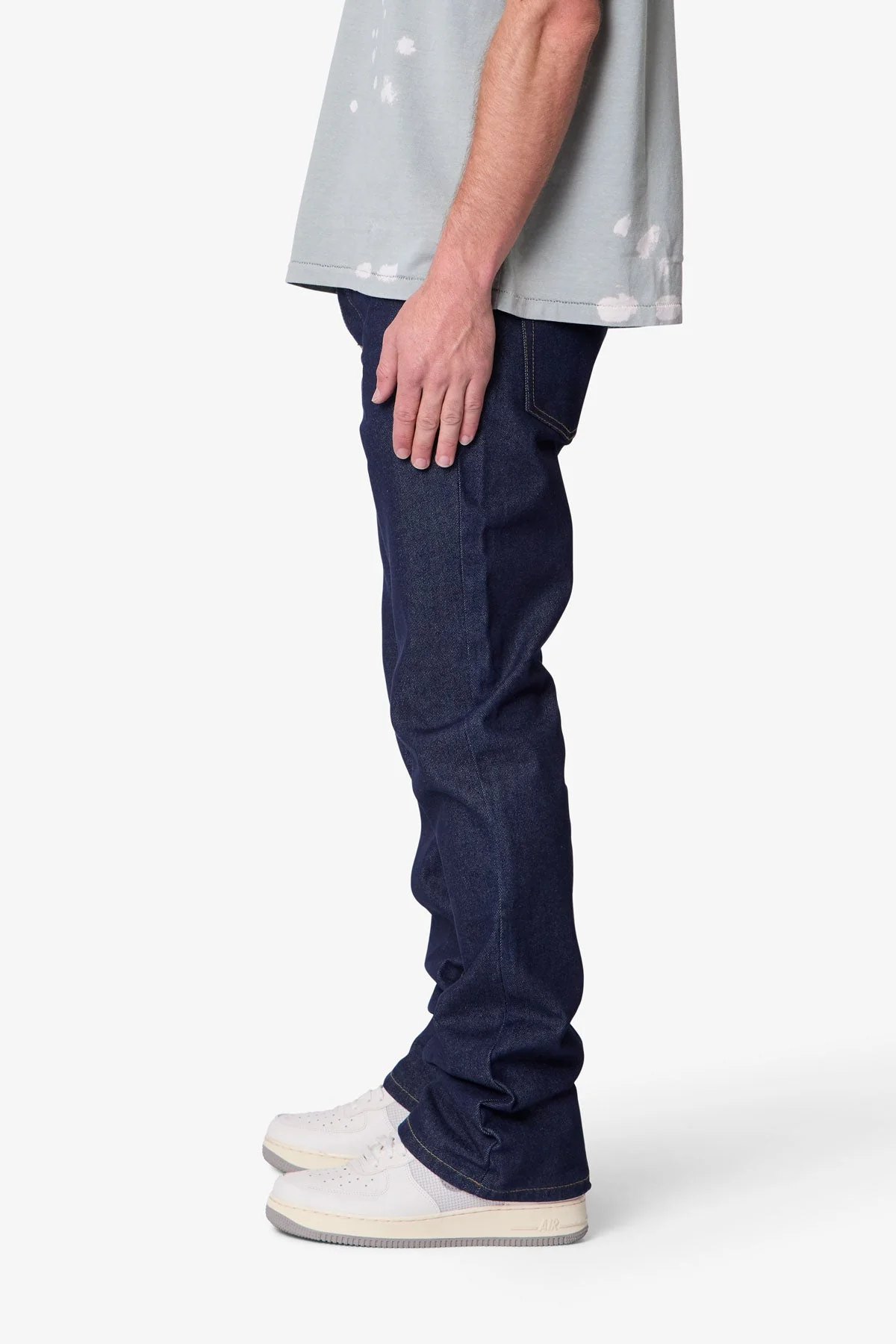 Raw Bootcut Denim - Rinsed Indigo - Image 4