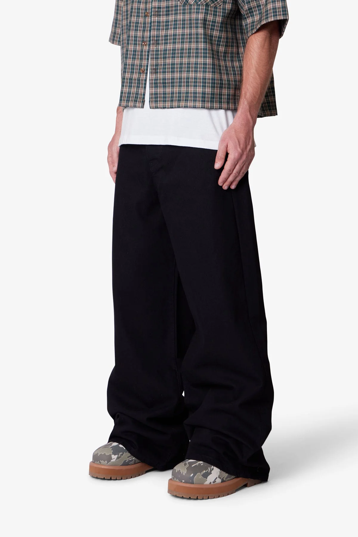 Raw Baggy Rave Denim - Washed Black - Image 3